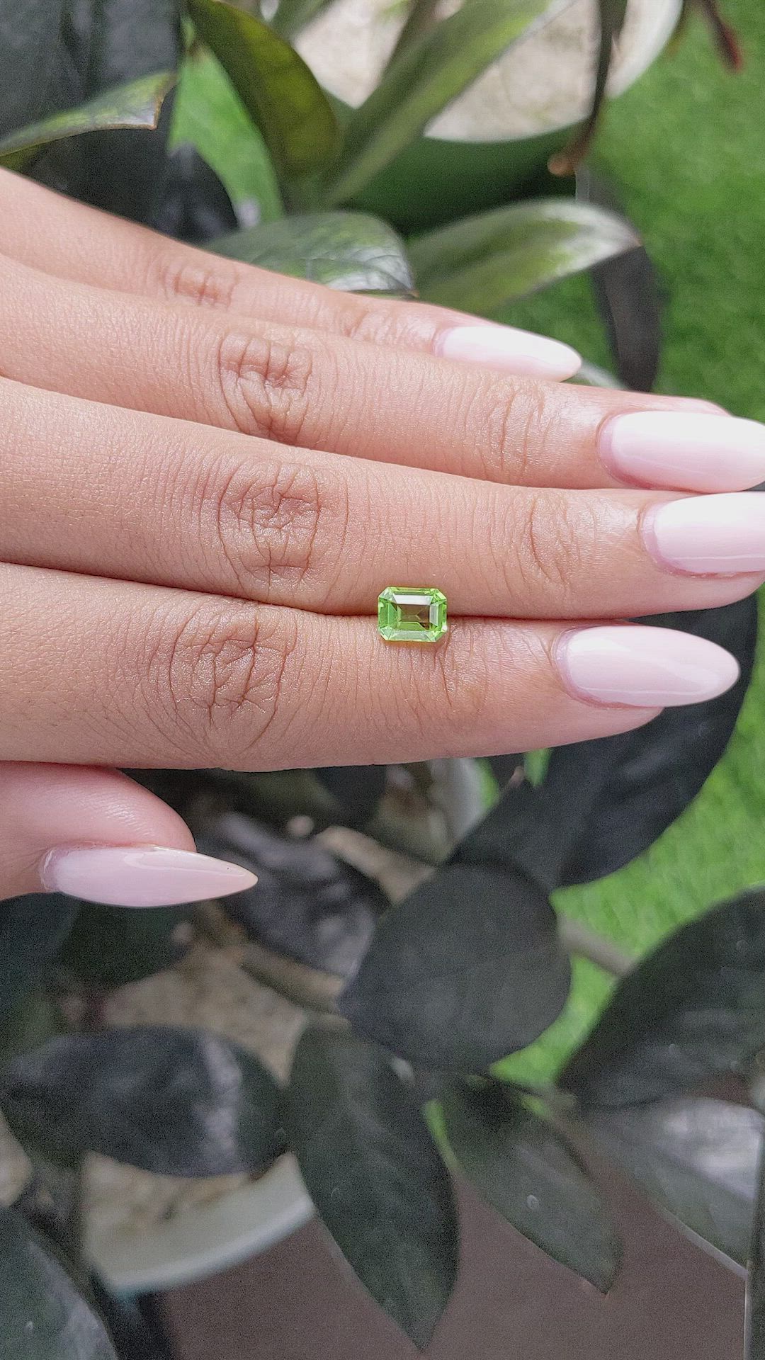 1.04 Ct. Peridot from Tanzania Size Video