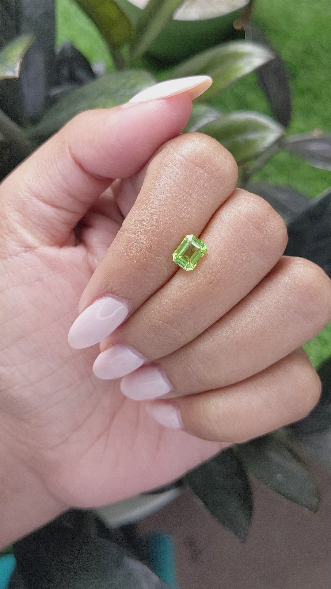 1.04 Ct. Peridot from Tanzania Size Video