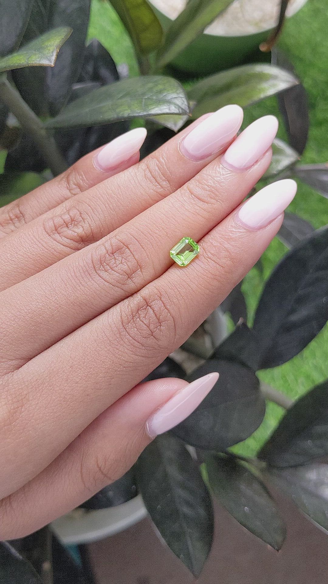 1.04 Ct. Peridot from Tanzania Size Video