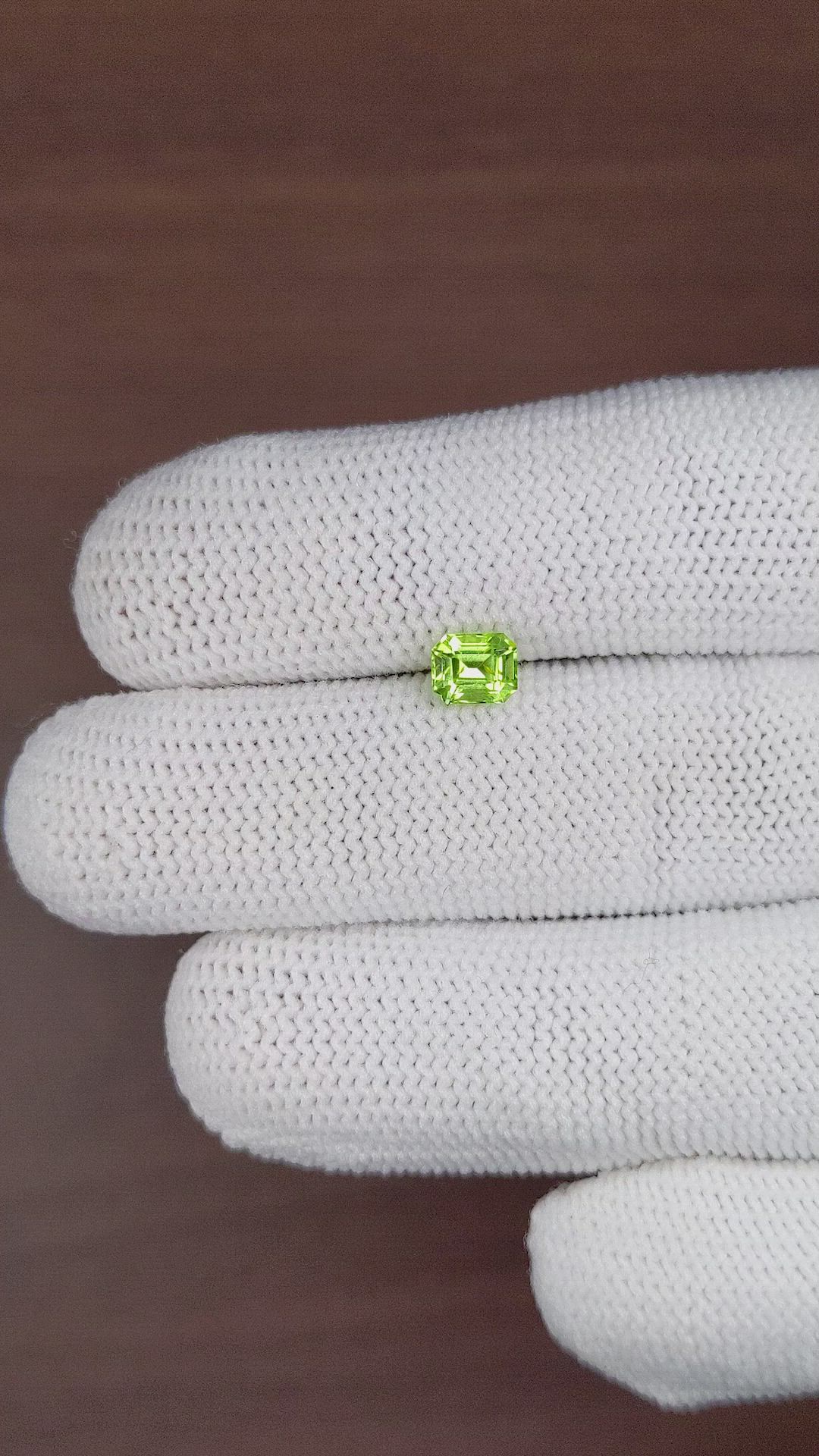 0.82 Ct. Peridot from Tanzania Size Video