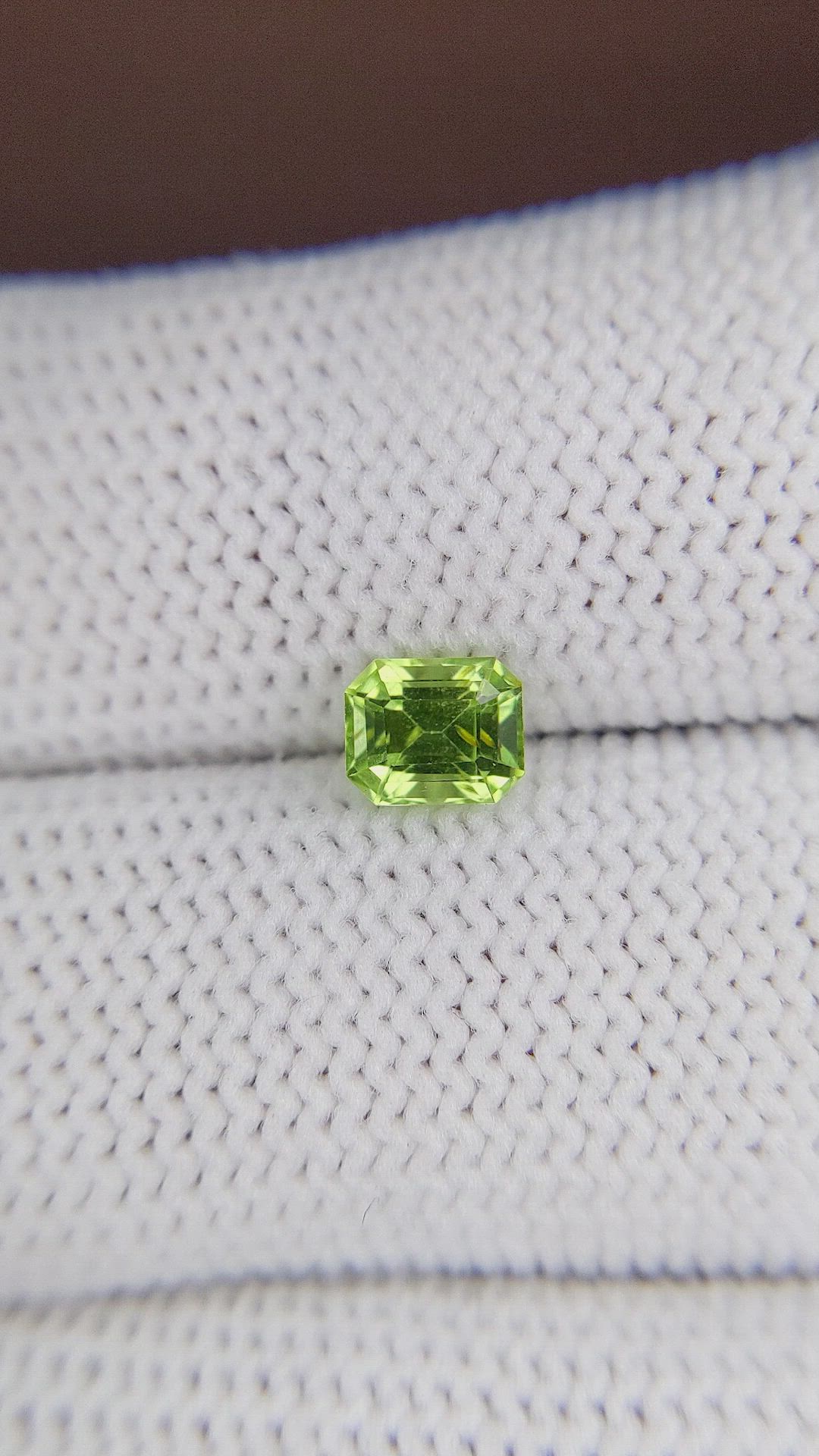 0.82 Ct. Peridot from Tanzania Size Video