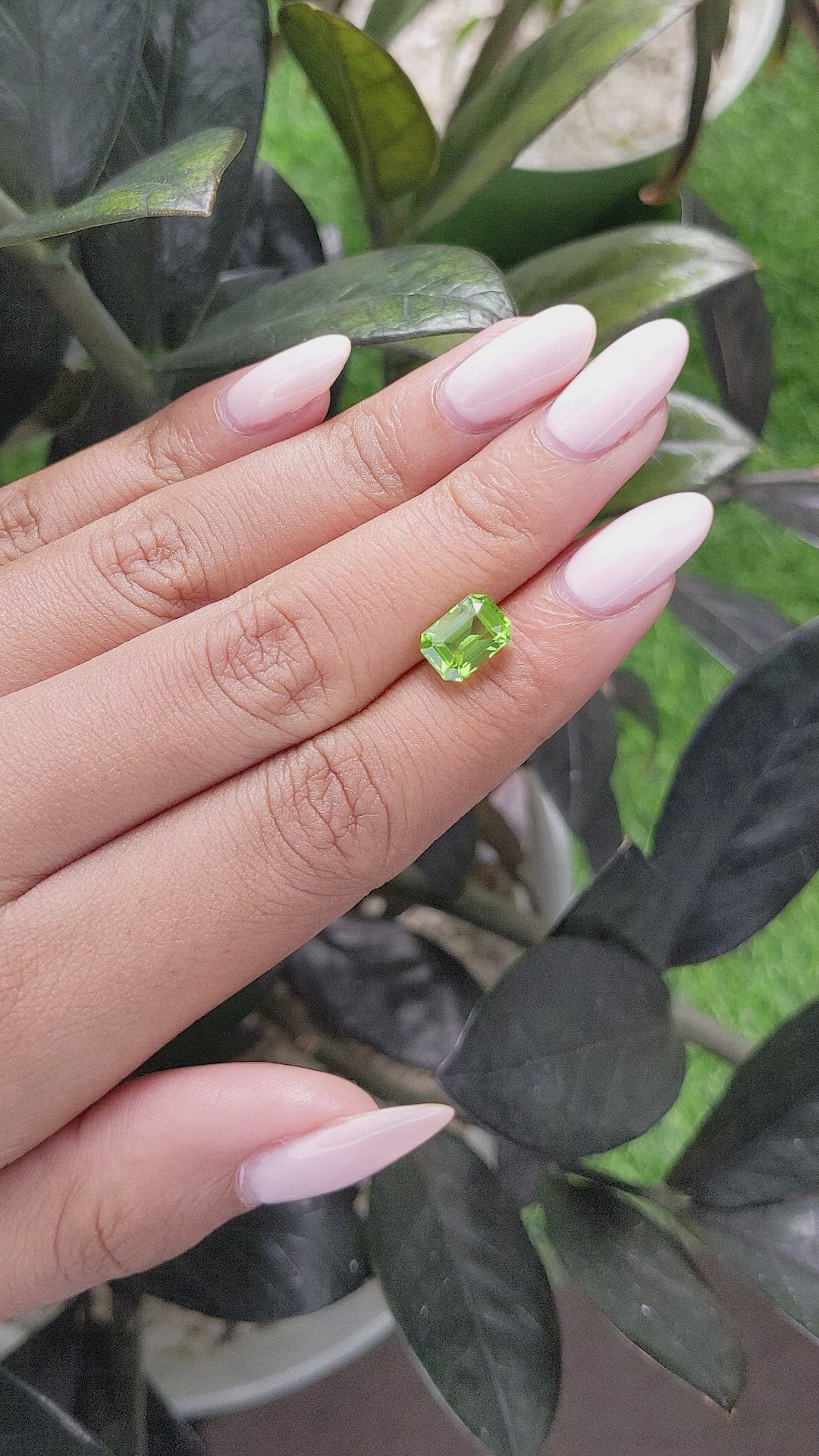 2.19 Ct. Peridot from Tanzania Size Video