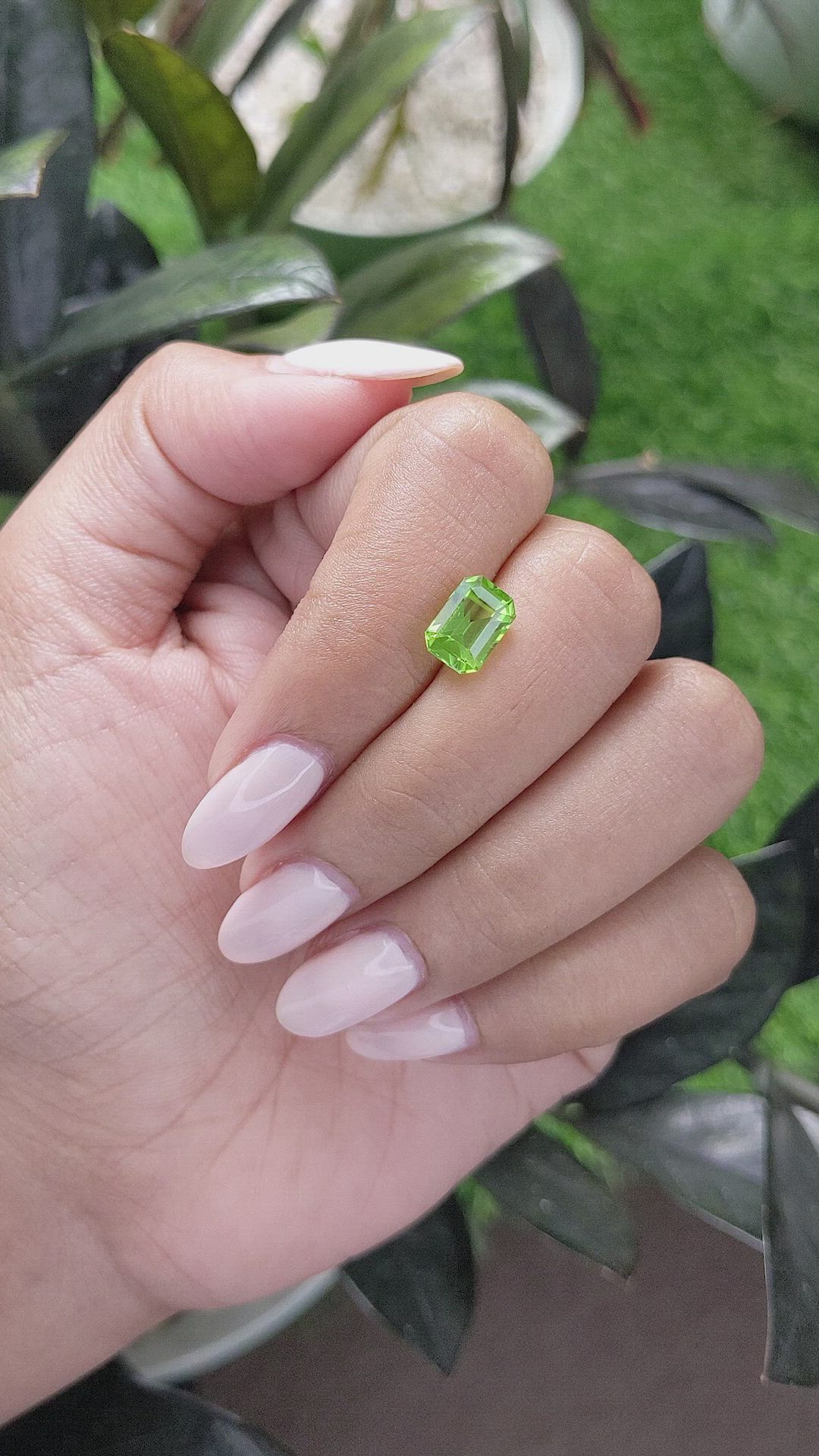 2.19 Ct. Peridot from Tanzania Size Video
