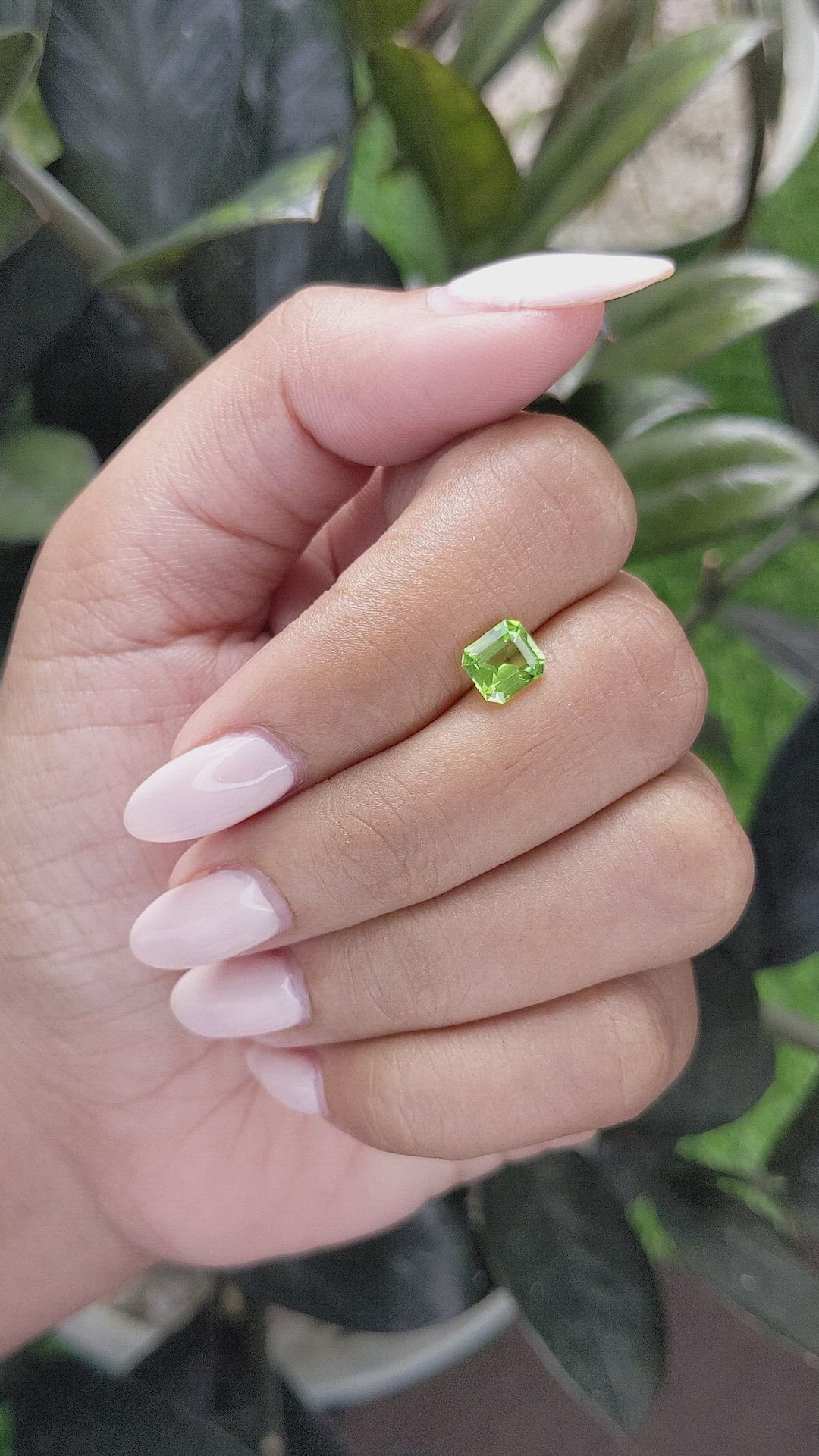 1.08 Ct. Peridot from Tanzania Size Video