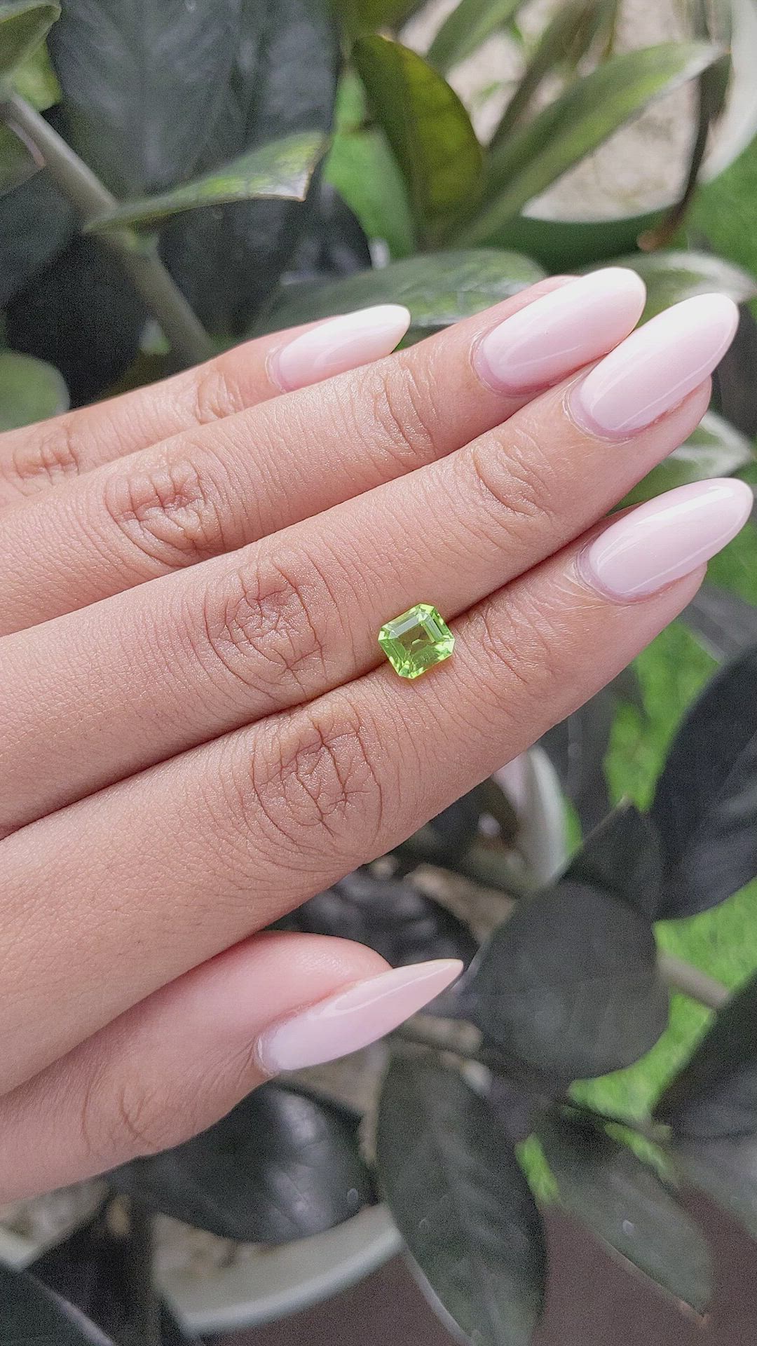 1.08 Ct. Peridot from Tanzania Size Video