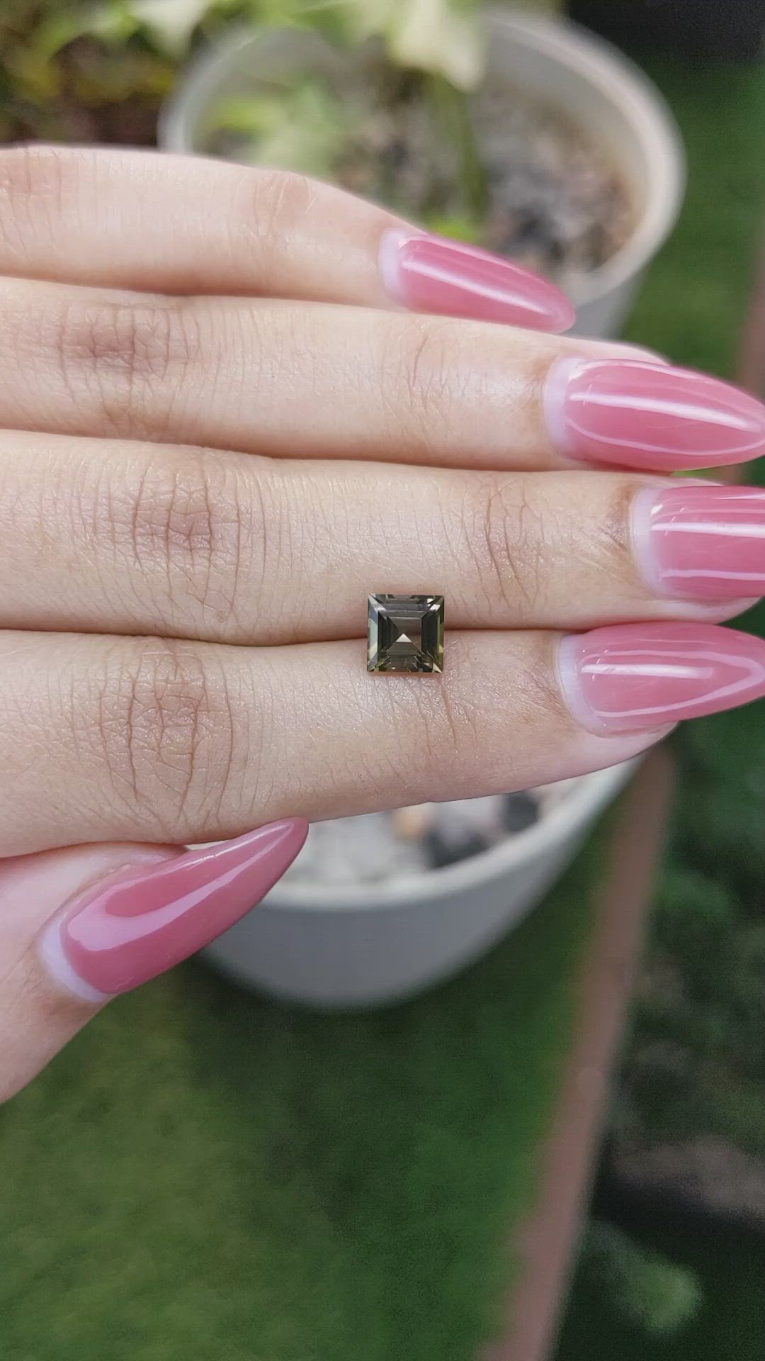 1.21 Ct. Tourmaline from Ceylon (Sri Lanka) Size Video