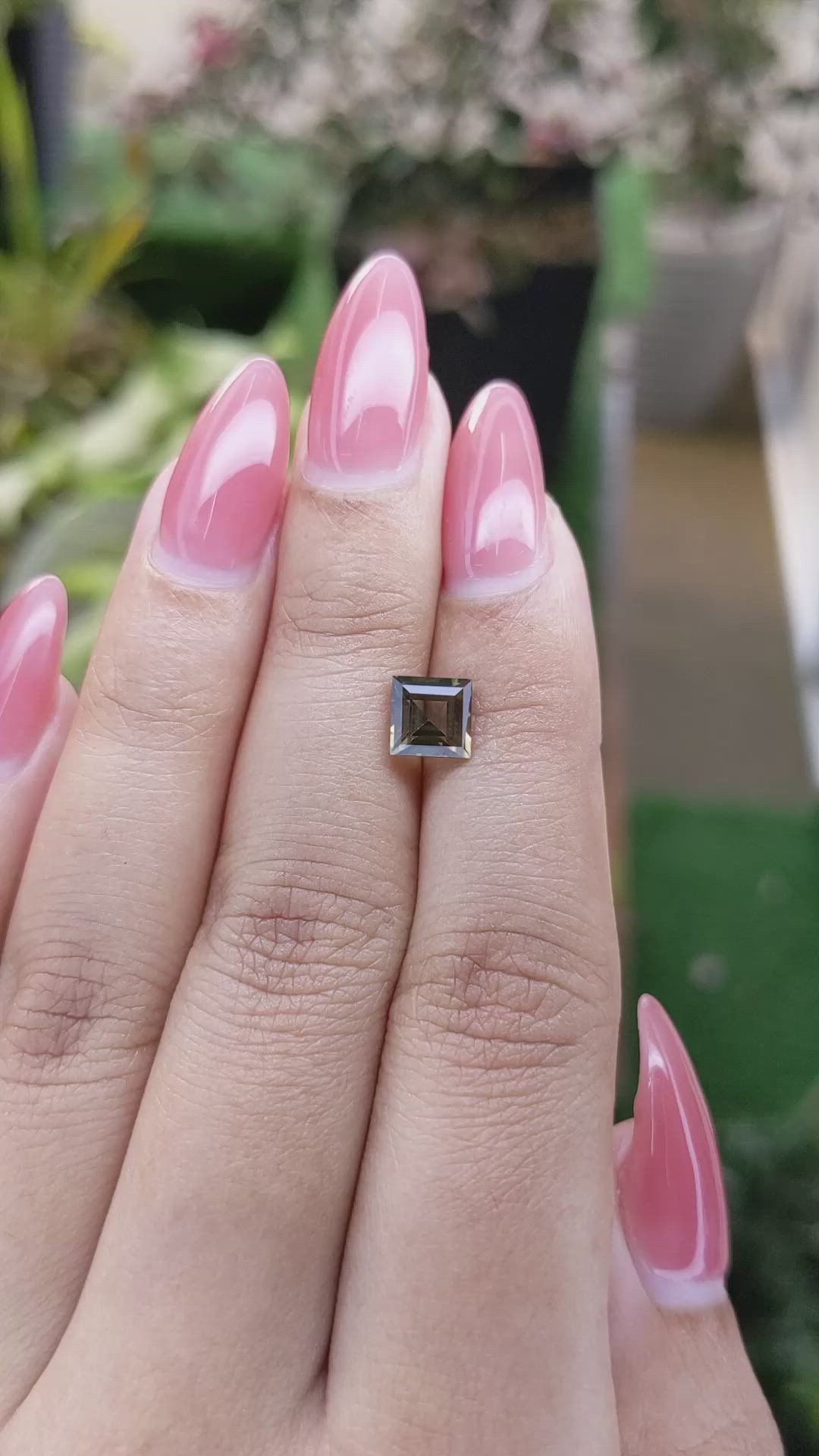 1.21 Ct. Tourmaline from Ceylon (Sri Lanka) Size Video