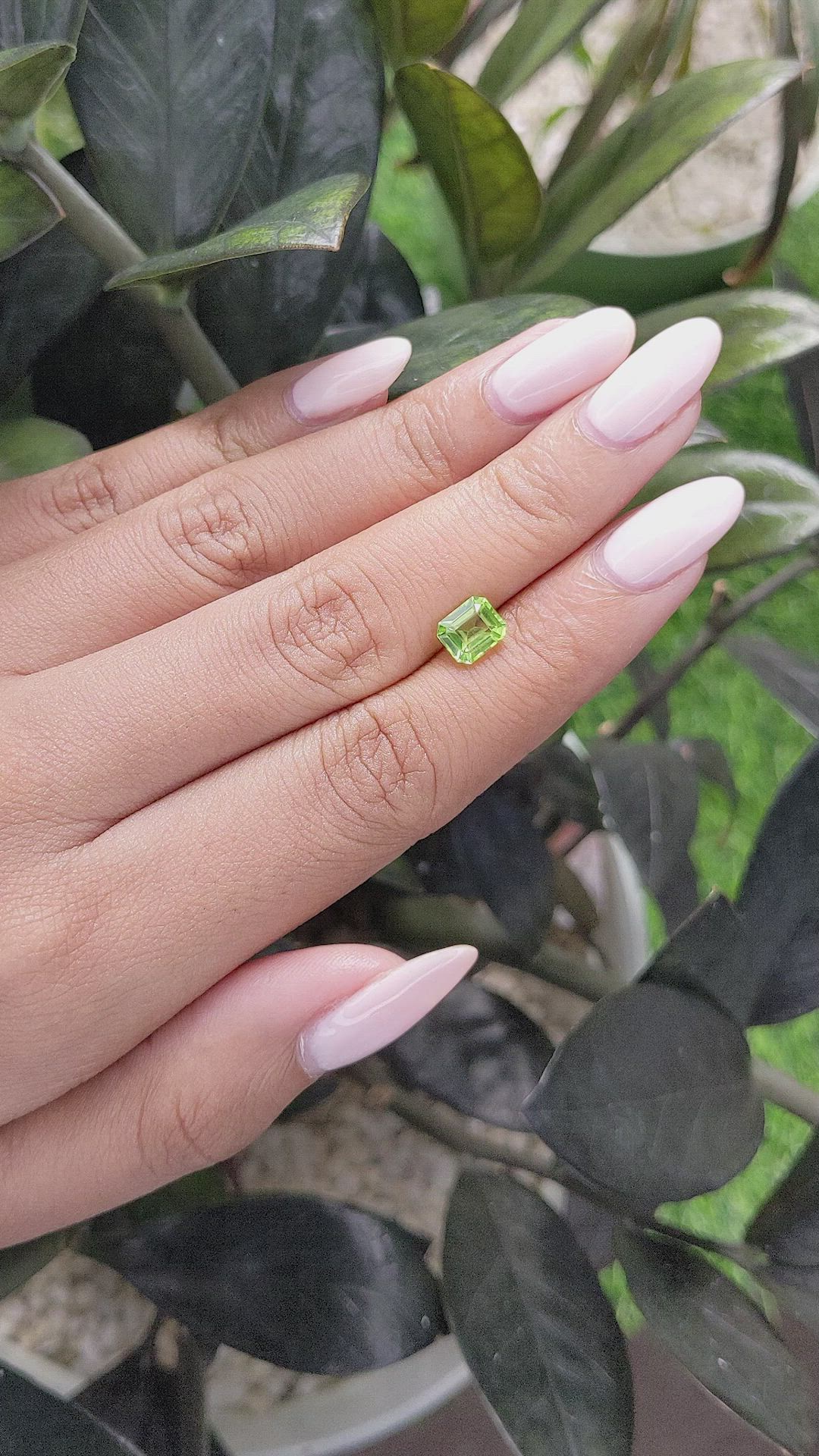 1.21 Ct. Peridot from Tanzania Size Video