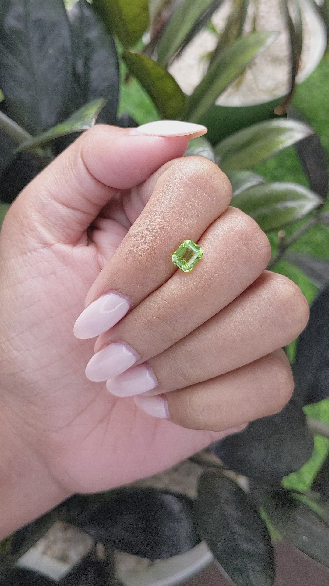 1.21 Ct. Peridot from Tanzania Size Video