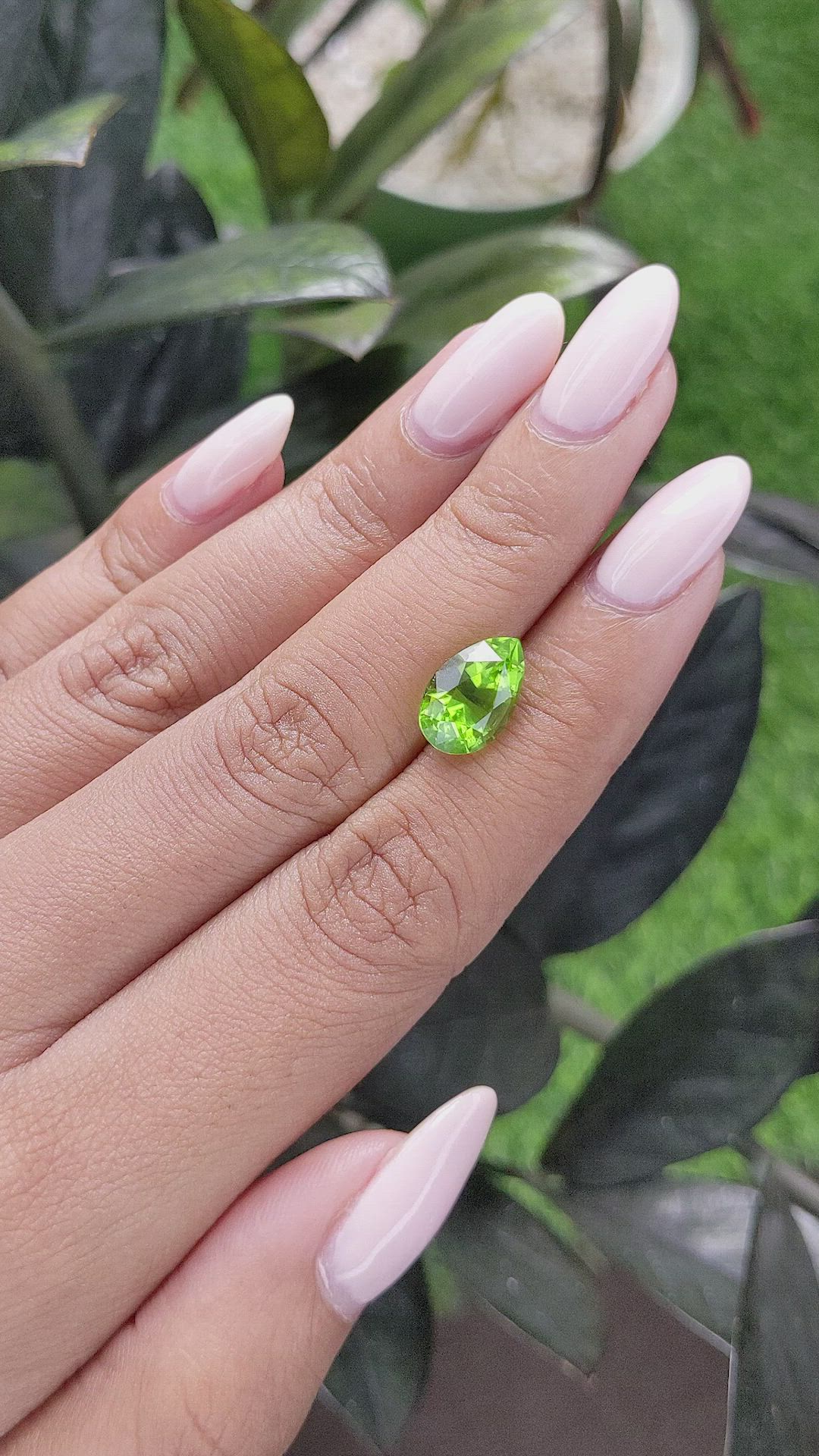 3.58 Ct. Peridot from Tanzania Size Video