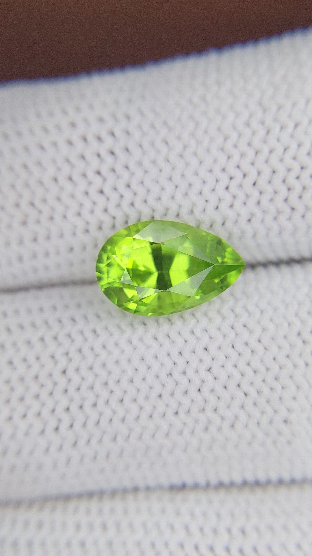 3.58 Ct. Peridot from Tanzania Size Video