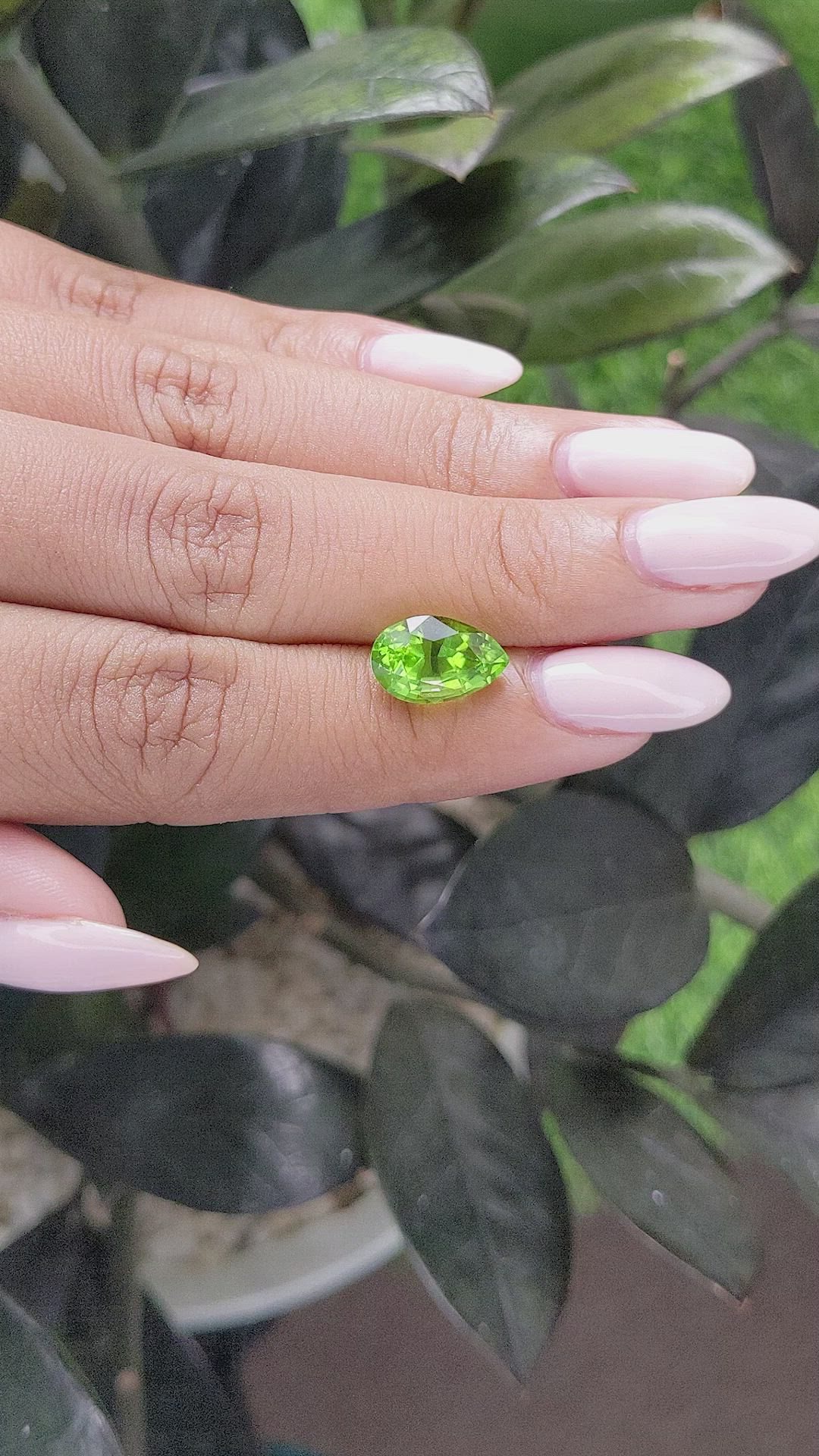 3.58 Ct. Peridot from Tanzania Size Video
