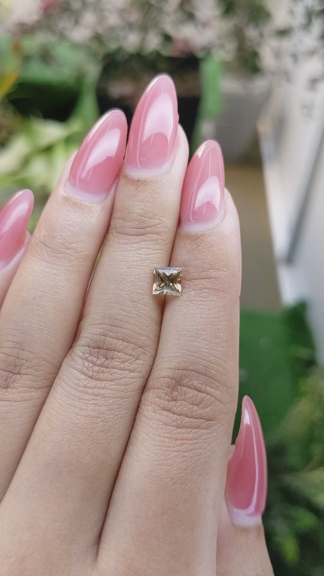 0.69 Ct. Tourmaline from Ceylon (Sri Lanka) Size Video
