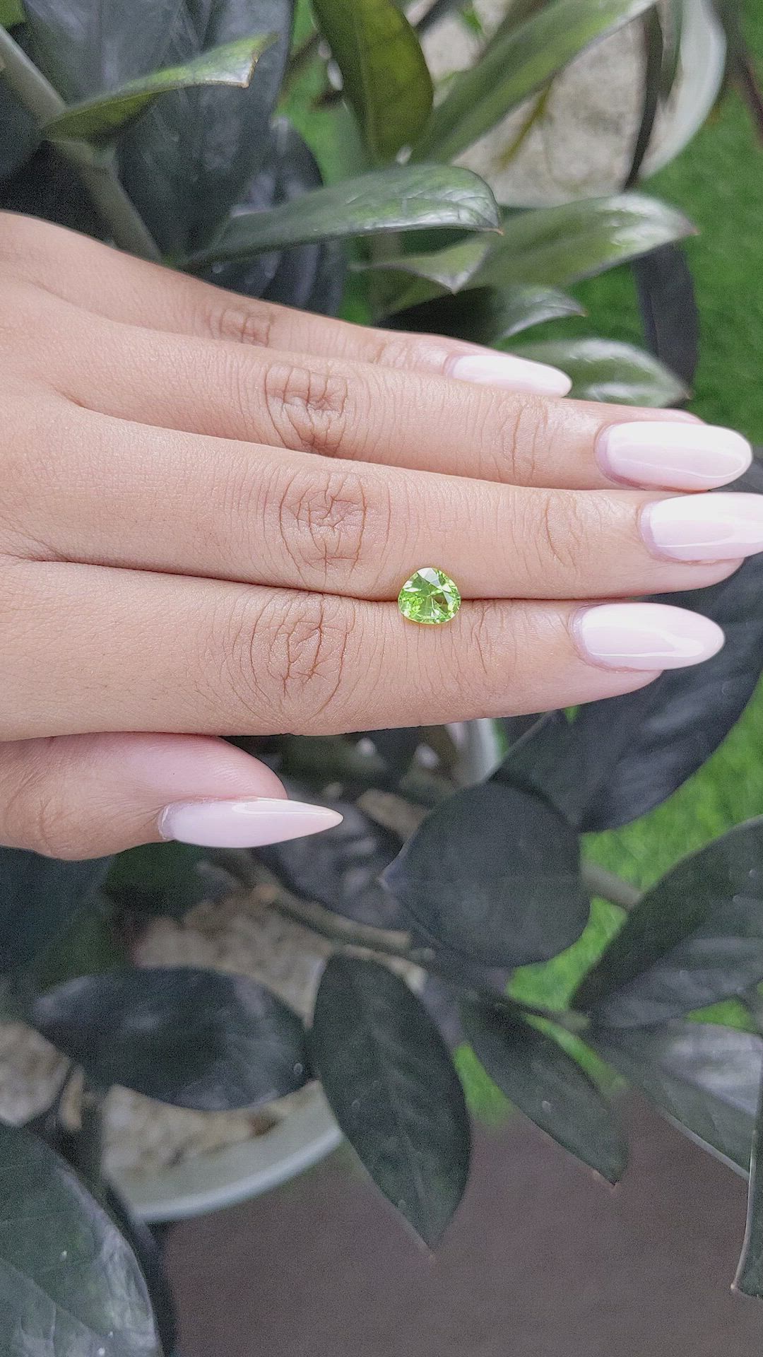 1.19 Ct. Peridot from Tanzania Size Video