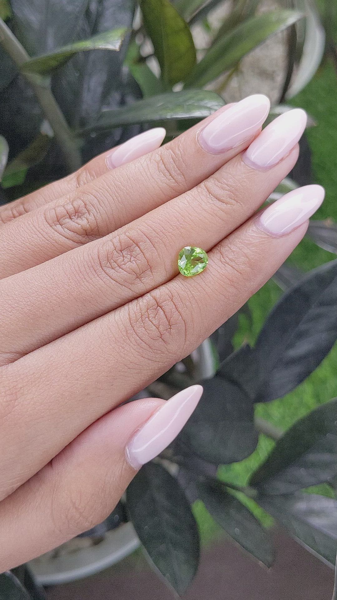 1.19 Ct. Peridot from Tanzania Size Video