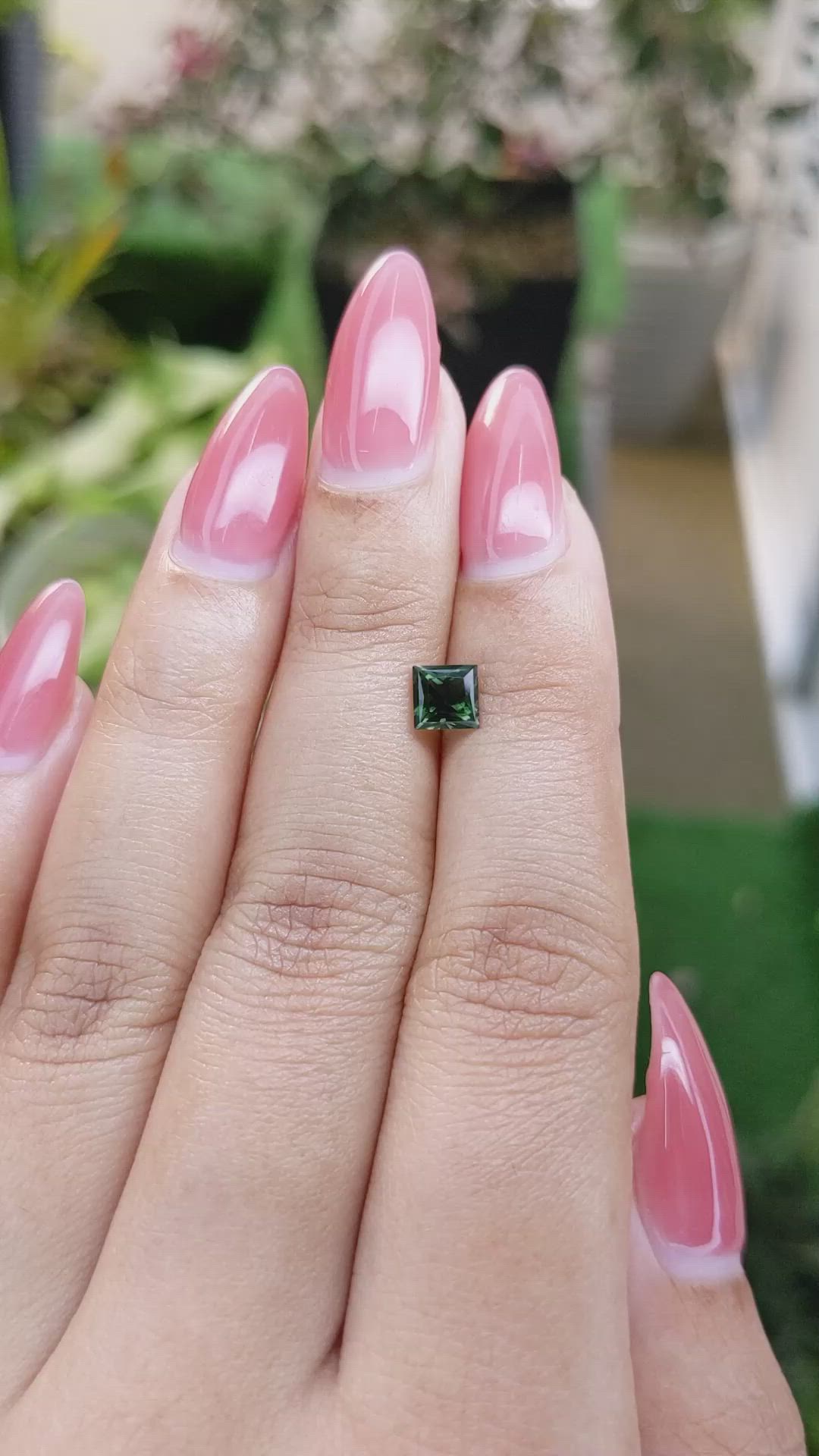 0.65 Ct. Tourmaline from Ceylon (Sri Lanka) Size Video