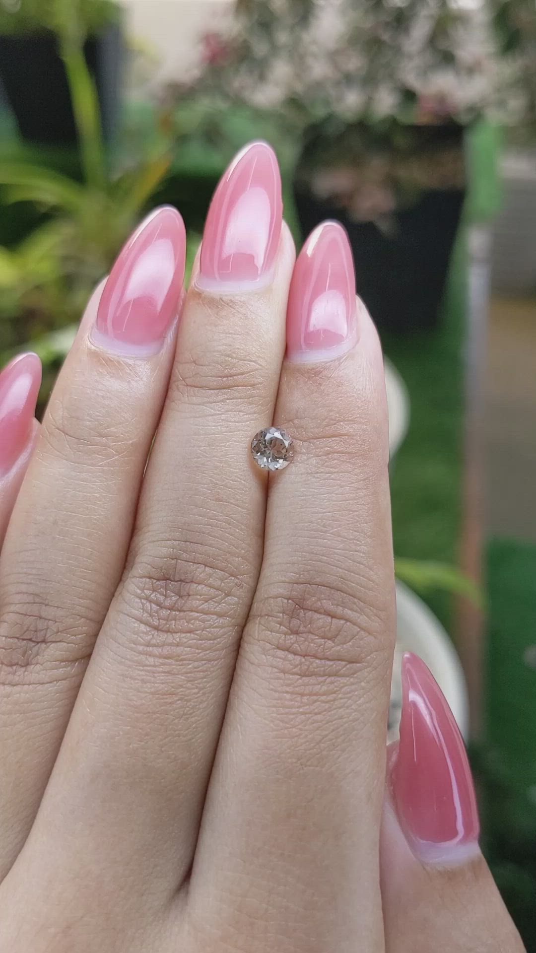 0.56 Ct. Tourmaline from Ceylon (Sri Lanka) Size Video