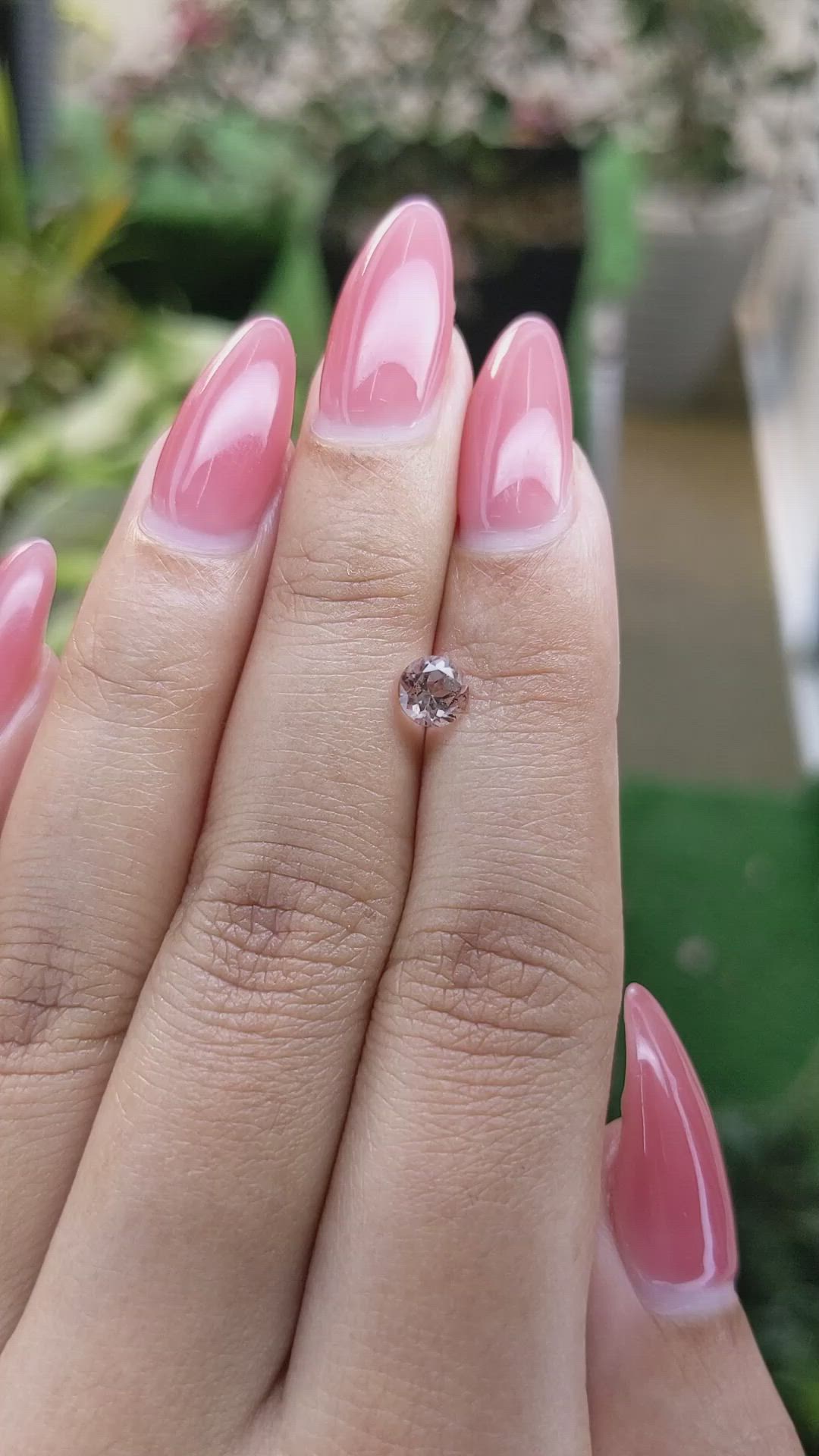 0.61 Ct. Tourmaline from Ceylon (Sri Lanka) Size Video