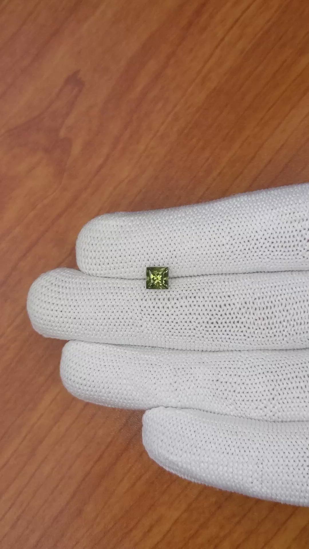 0.76 Ct. Tourmaline from Ceylon (Sri Lanka) Size Video
