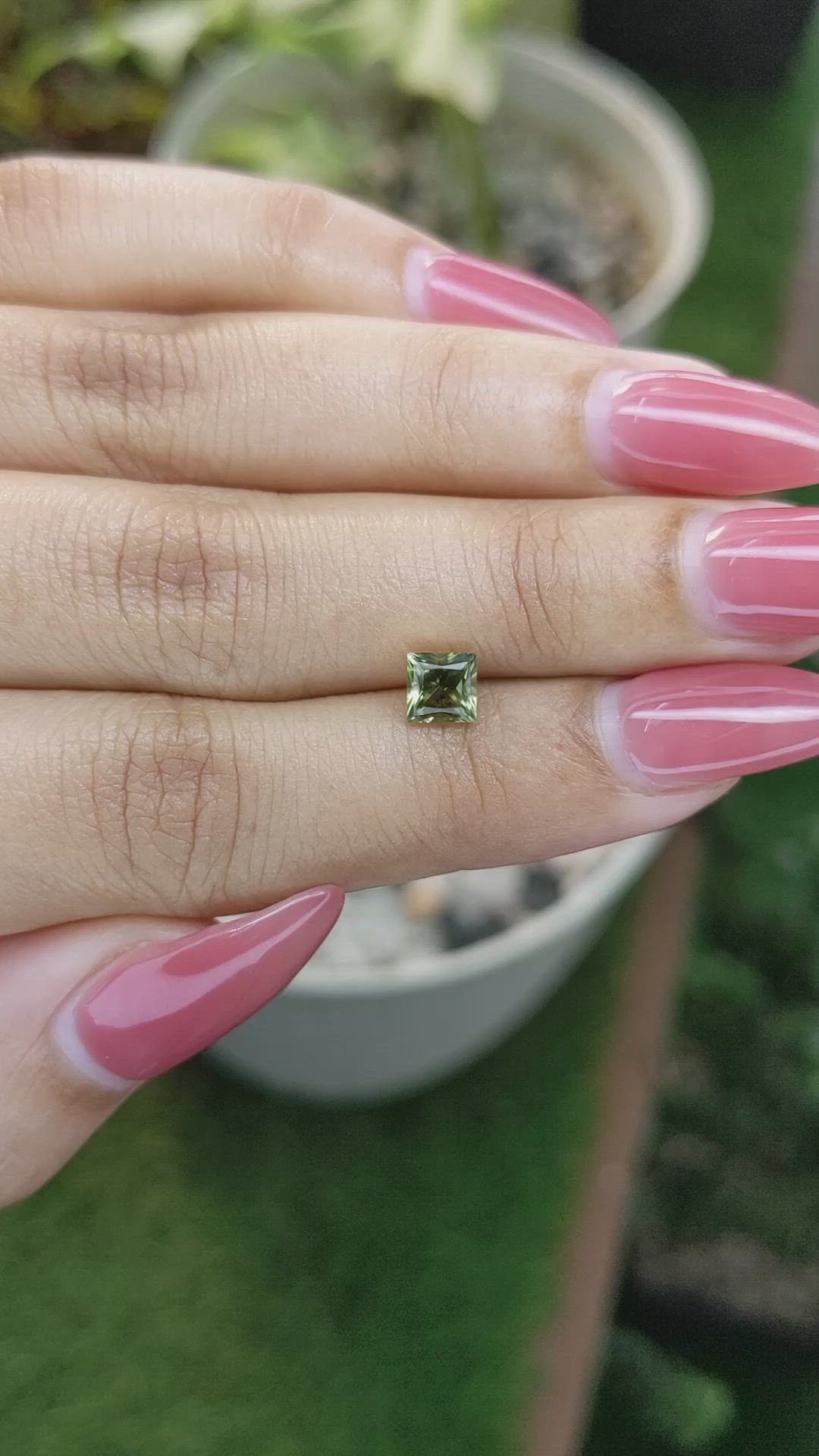 0.76 Ct. Tourmaline from Ceylon (Sri Lanka) Size Video
