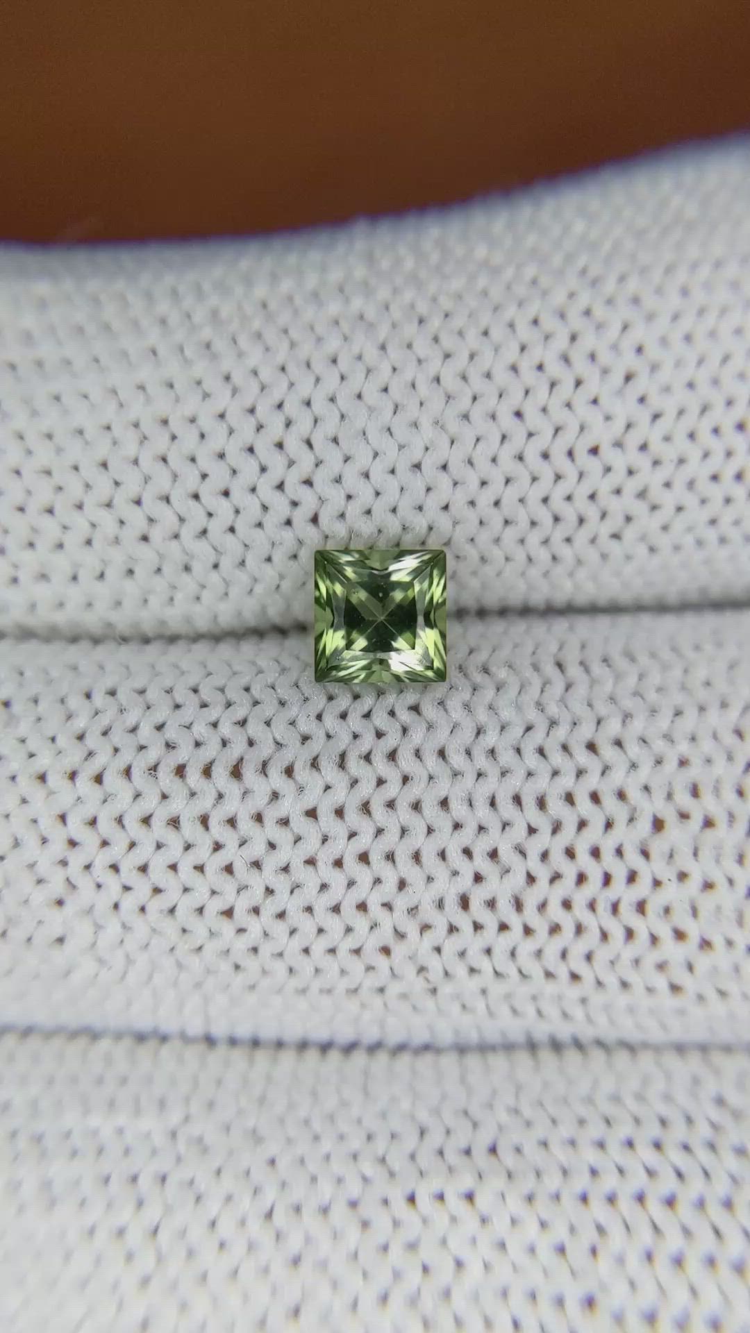 0.78 Ct. Tourmaline from Ceylon (Sri Lanka) Size Video