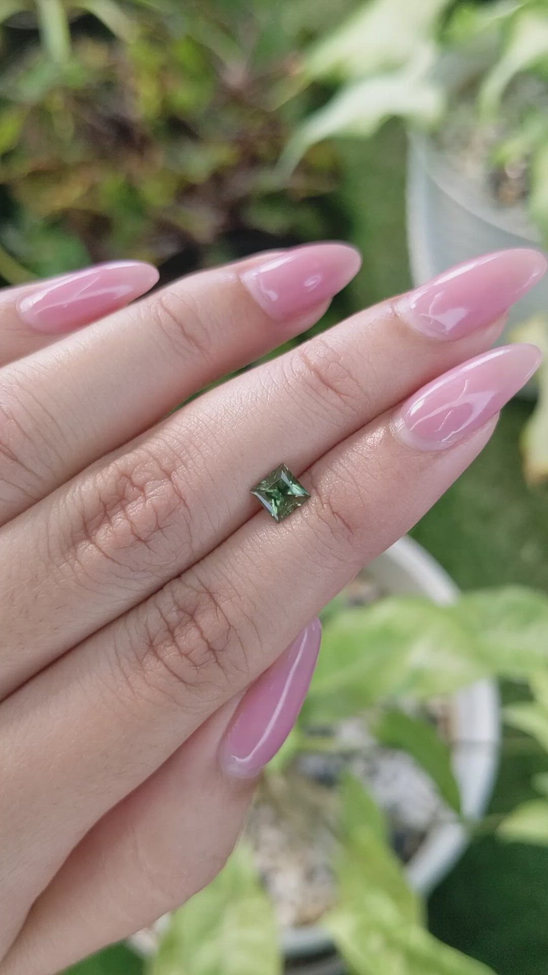 0.61 Ct. Tourmaline from Ceylon (Sri Lanka) Size Video