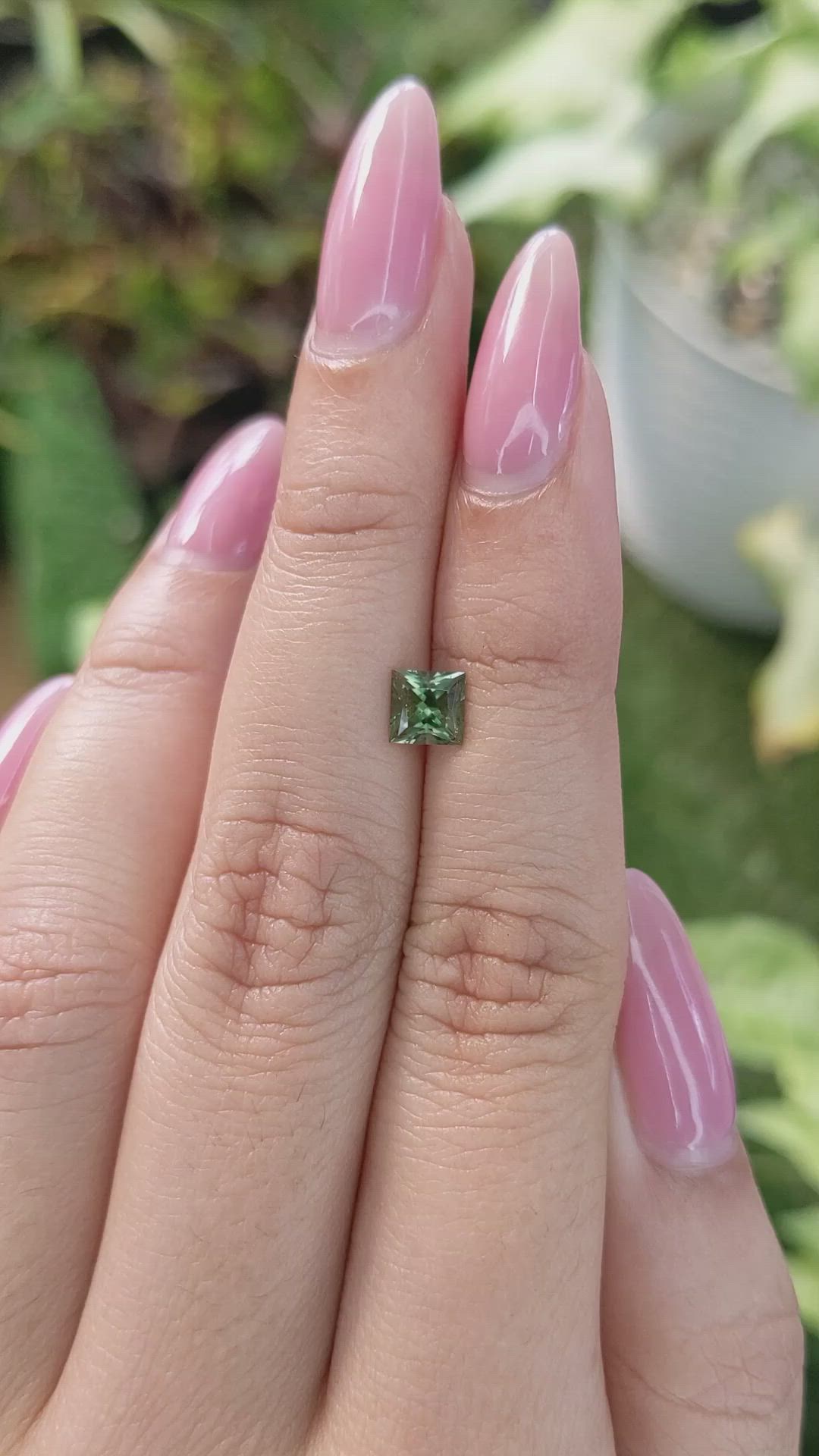 0.61 Ct. Tourmaline from Ceylon (Sri Lanka) Size Video