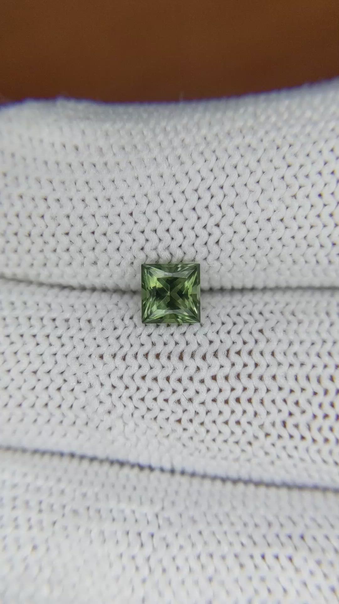 0.61 Ct. Tourmaline from Ceylon (Sri Lanka) Size Video