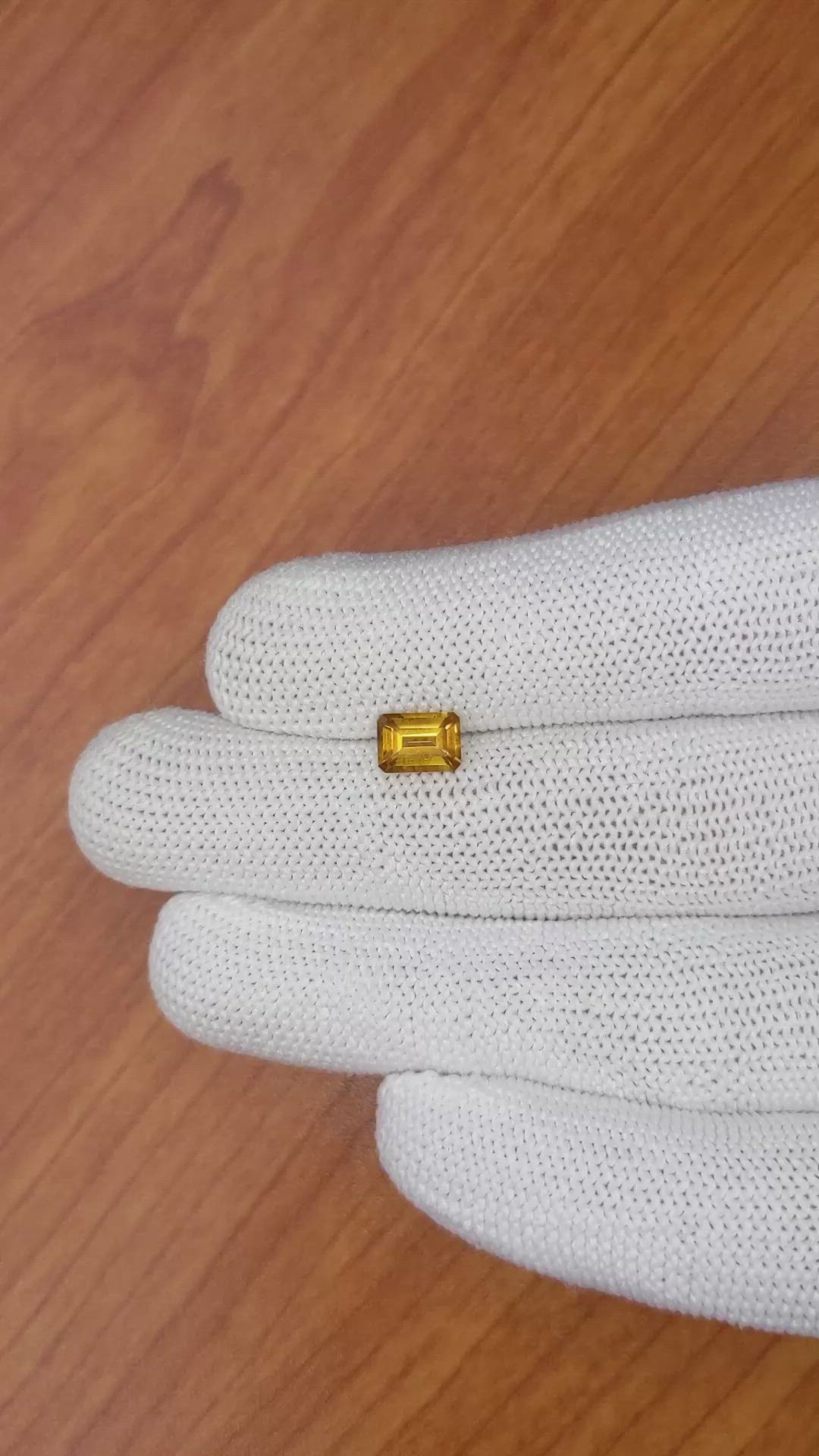 0.92 Ct. Citrine from Brazil Size Video