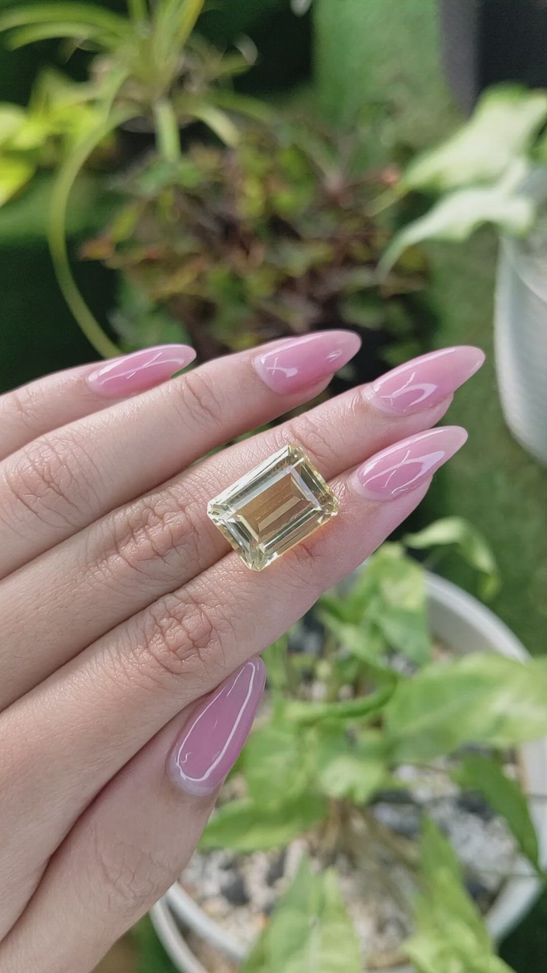 15.30 Ct. Citrine from Brazil Size Video