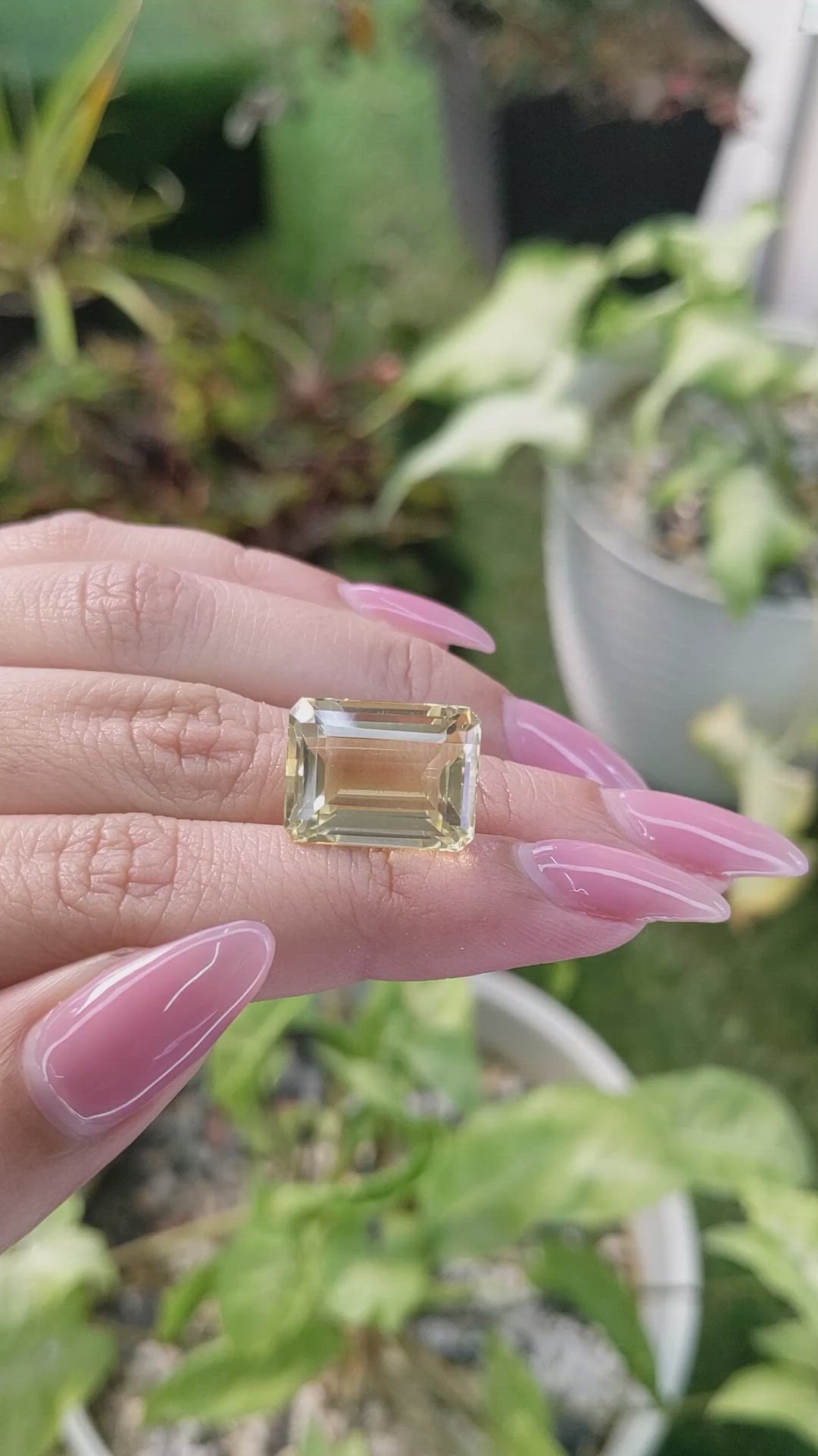 15.30 Ct. Citrine from Brazil Size Video