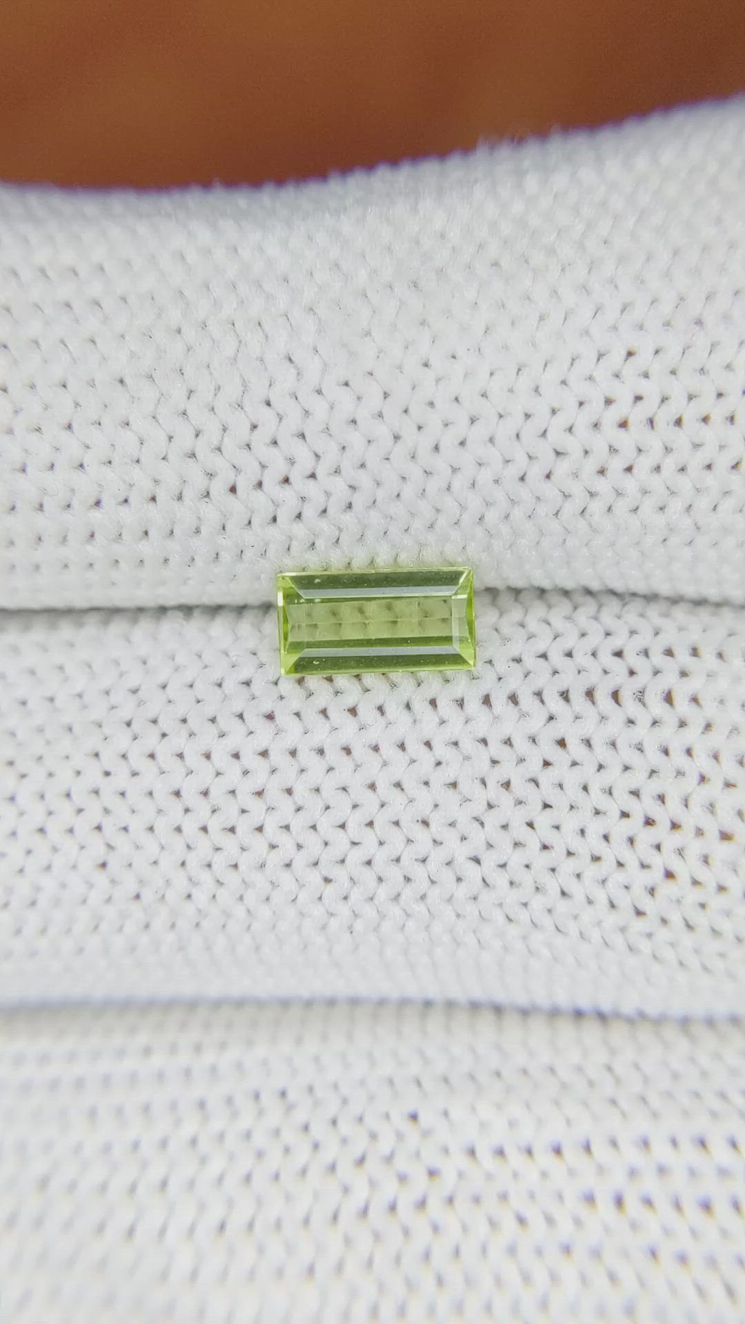 0.66 Ct. Peridot from Pakistan Size Video