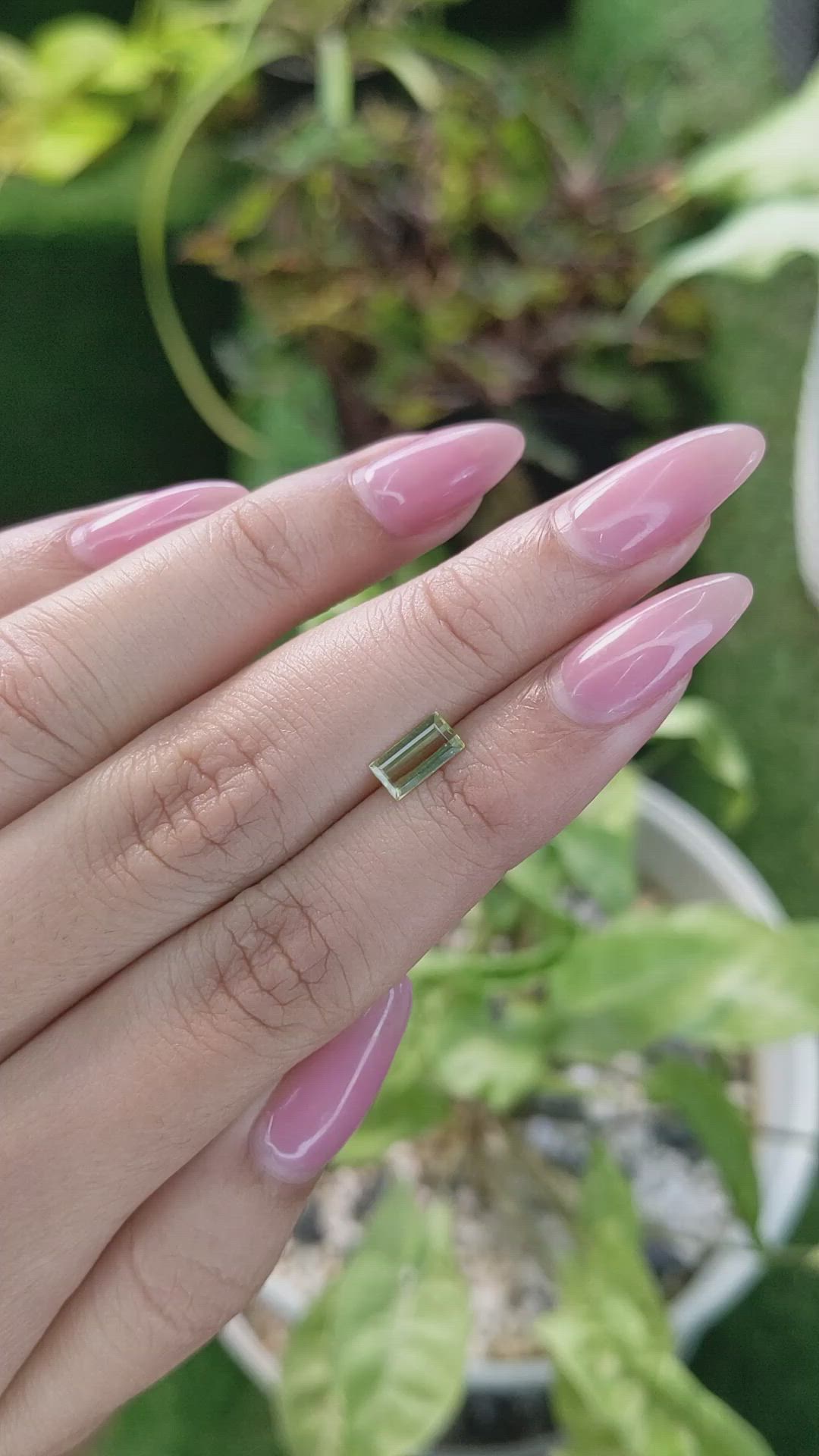0.66 Ct. Peridot from Pakistan Size Video