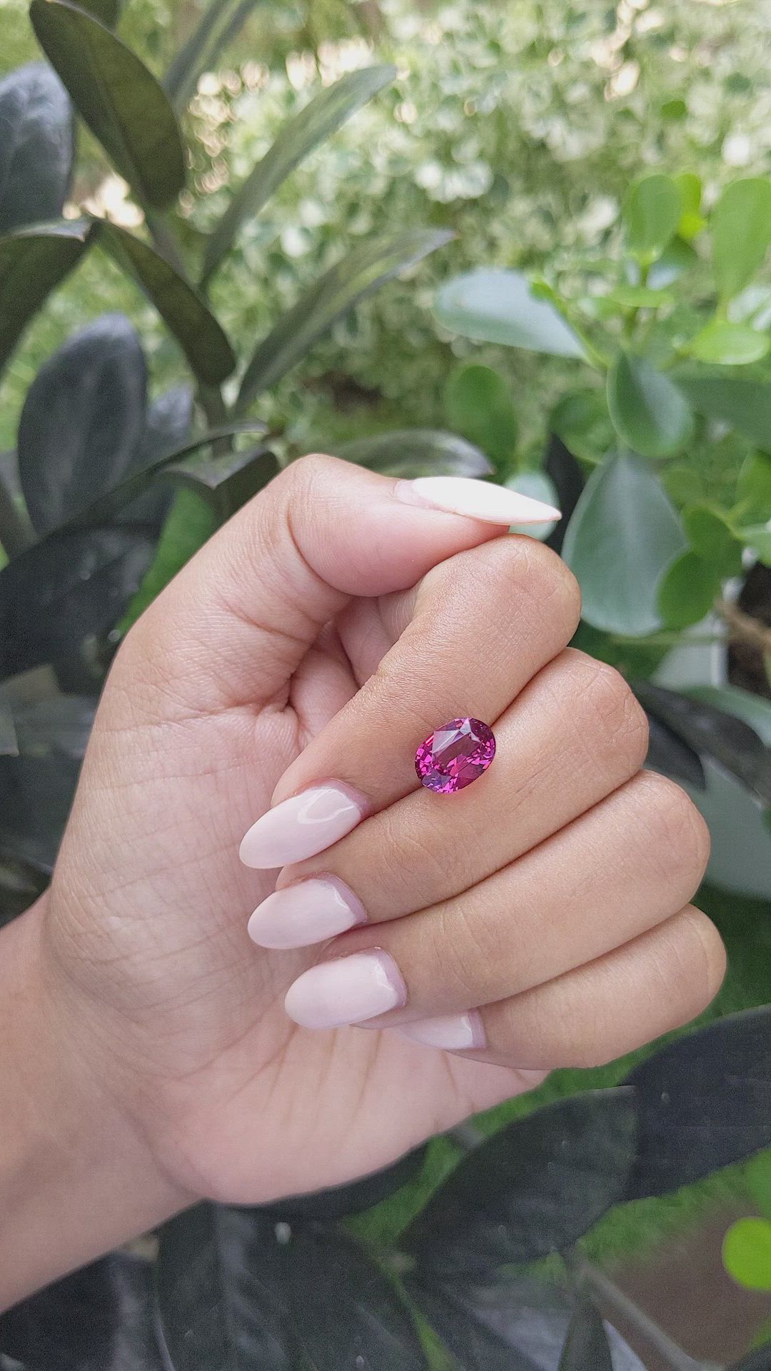 3.30 Ct. Spinel from Tanzania Size Video