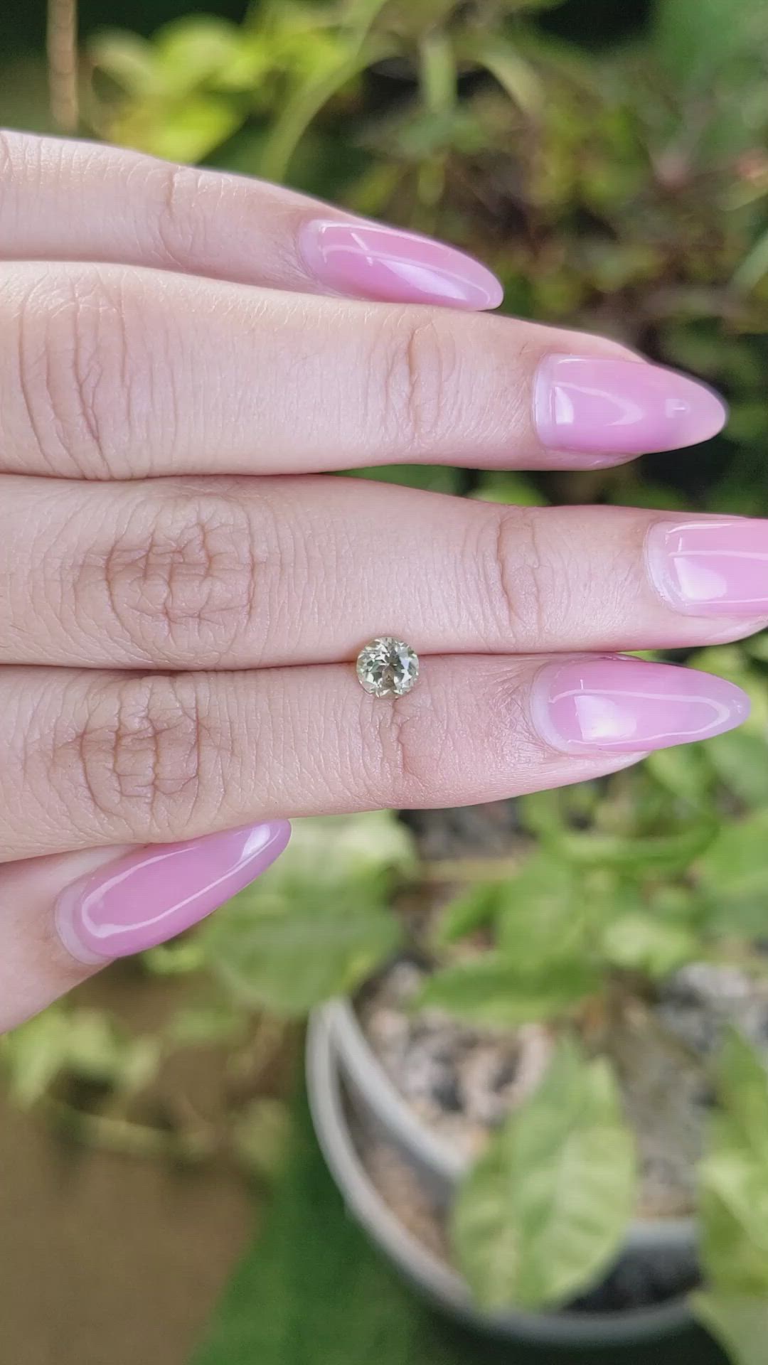 0.55 Ct. Tourmaline from Ceylon (Sri Lanka) Size Video
