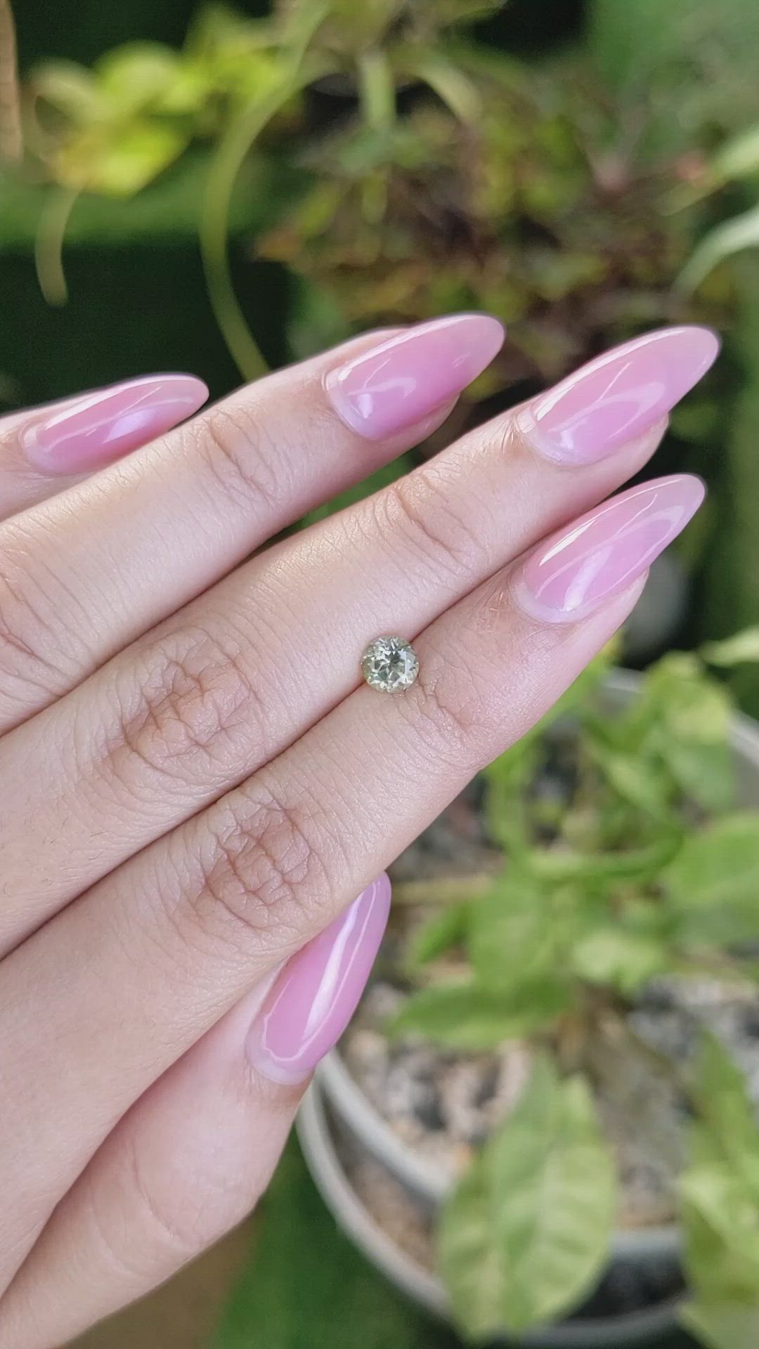 0.55 Ct. Tourmaline from Ceylon (Sri Lanka) Size Video