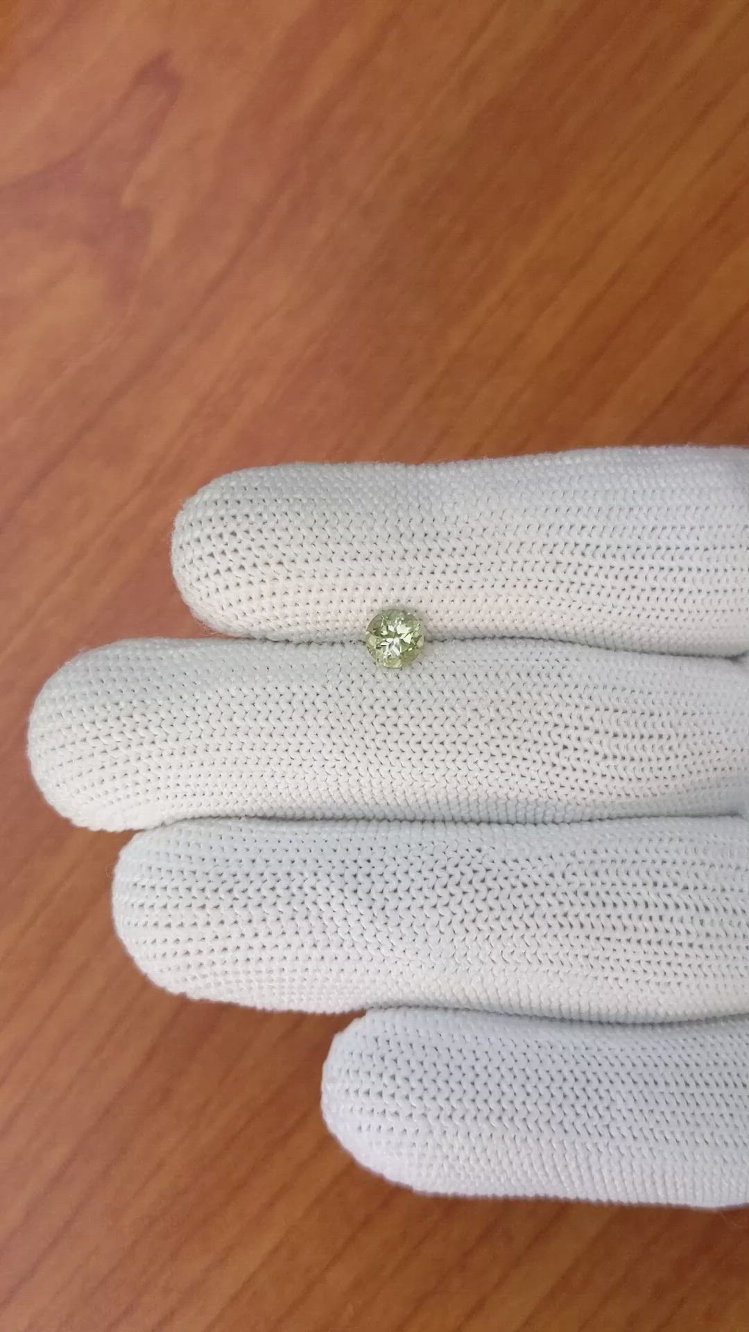0.55 Ct. Tourmaline from Ceylon (Sri Lanka) Size Video