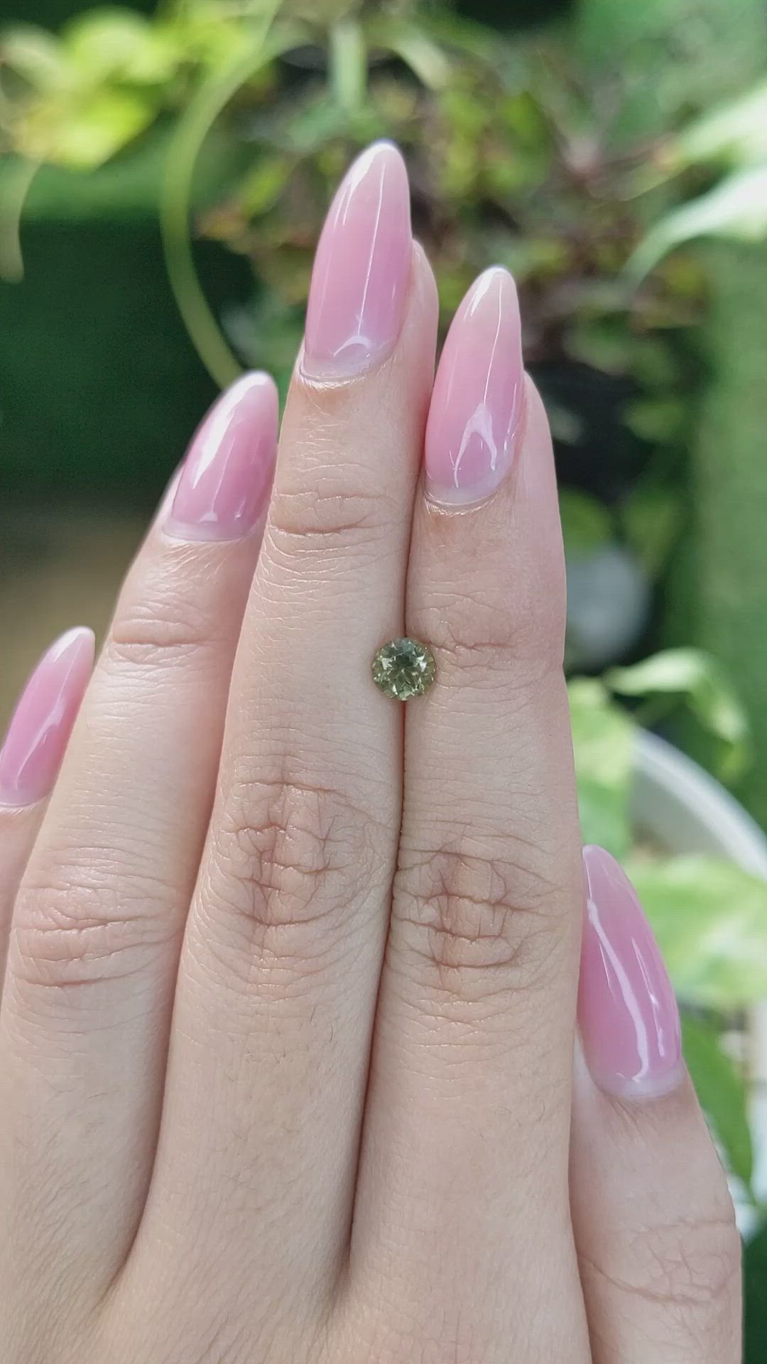 0.53 Ct. Tourmaline from Ceylon (Sri Lanka) Size Video