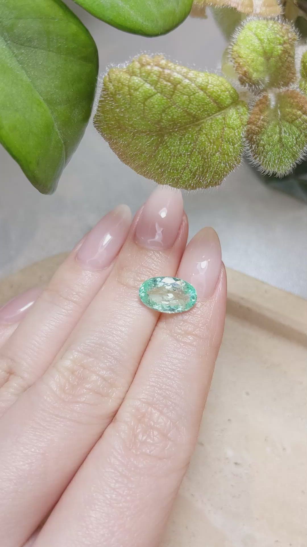 3.39 Ct. Paraiba Tourmaline from Africa Size Video