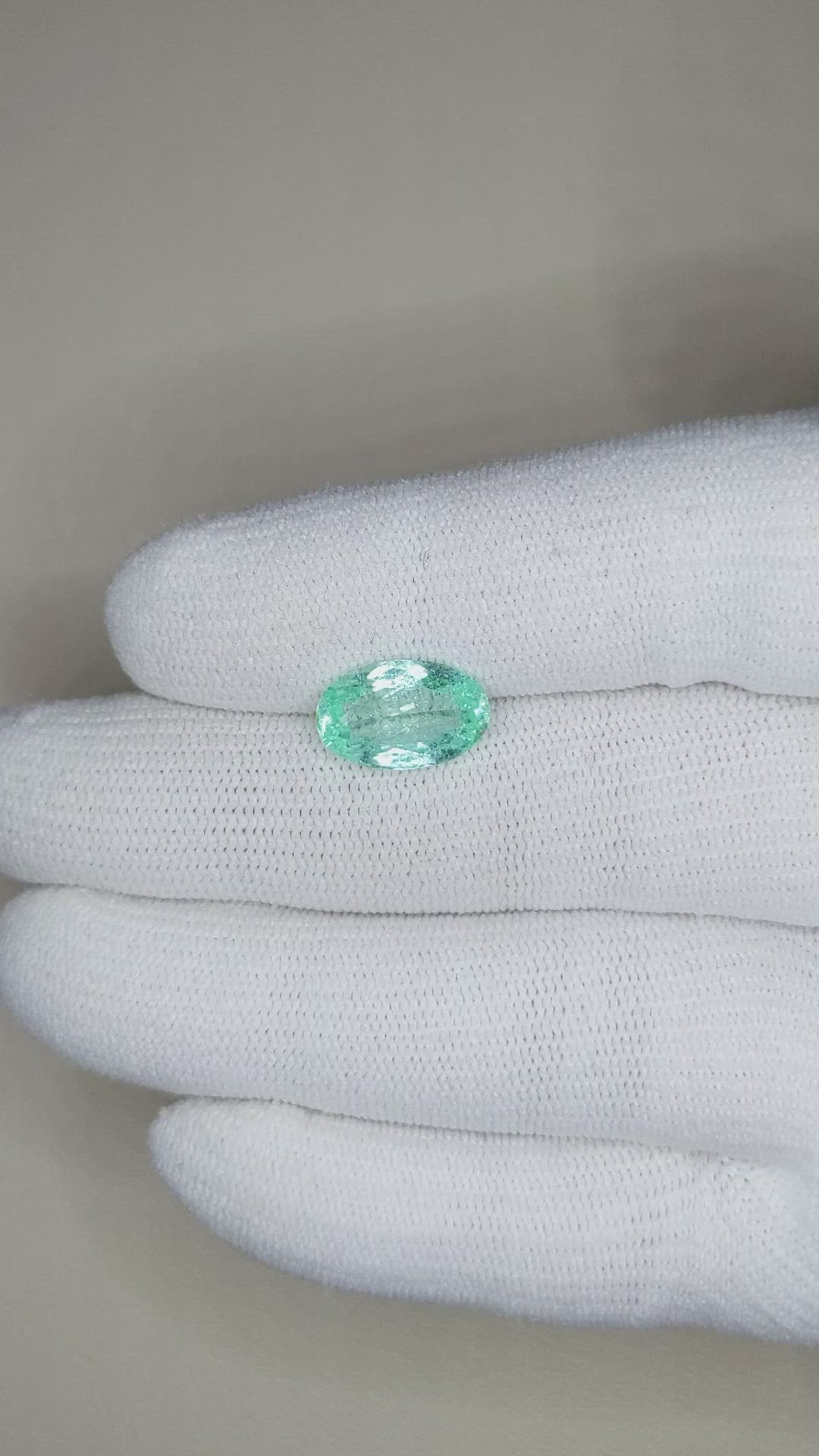 3.39 Ct. Paraiba Tourmaline from Africa Size Video