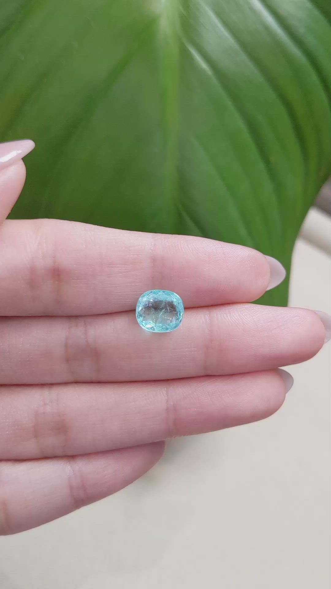 2.30 Ct. Paraiba Tourmaline from Africa Size Video