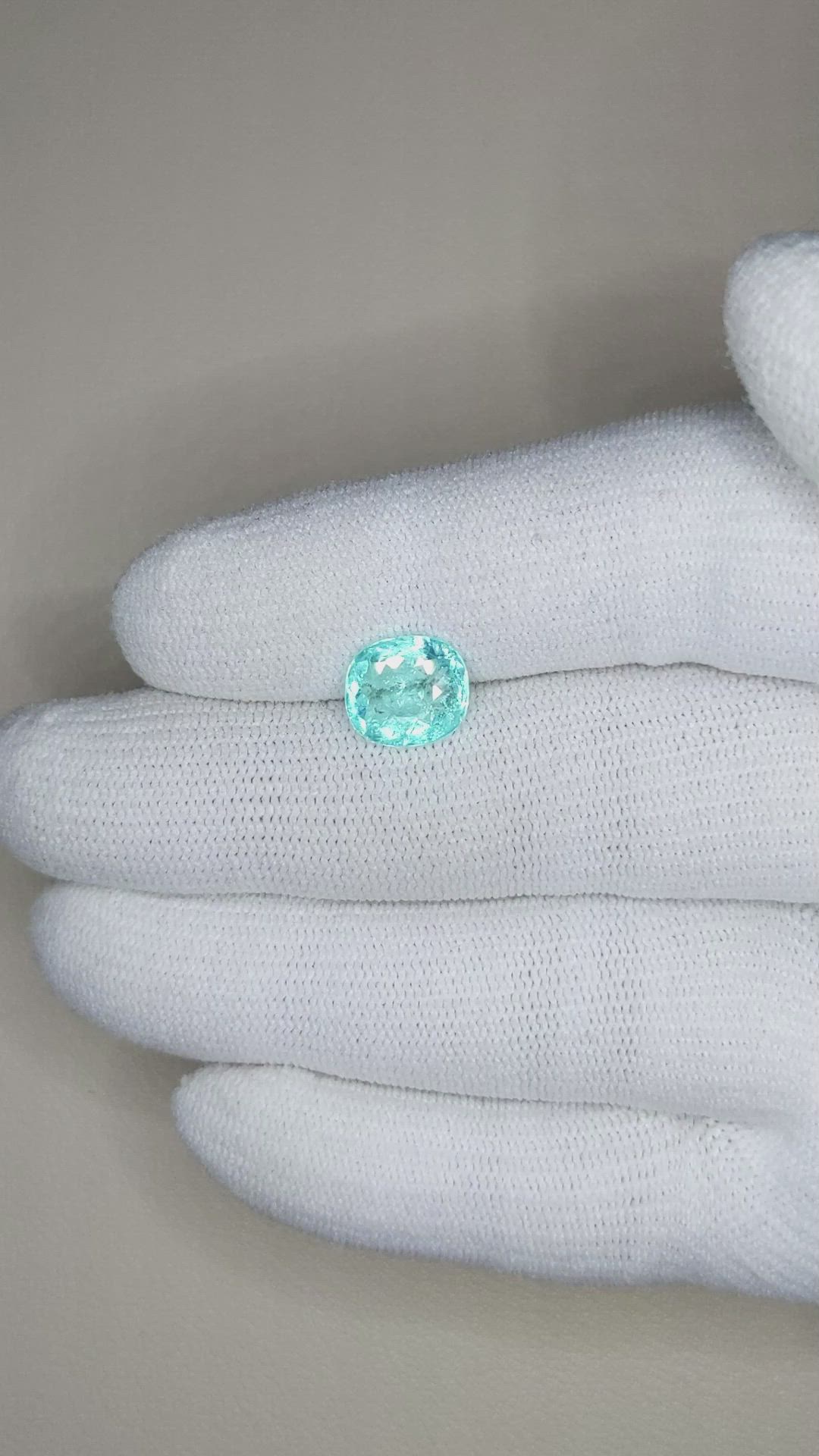2.30 Ct. Paraiba Tourmaline from Africa Size Video