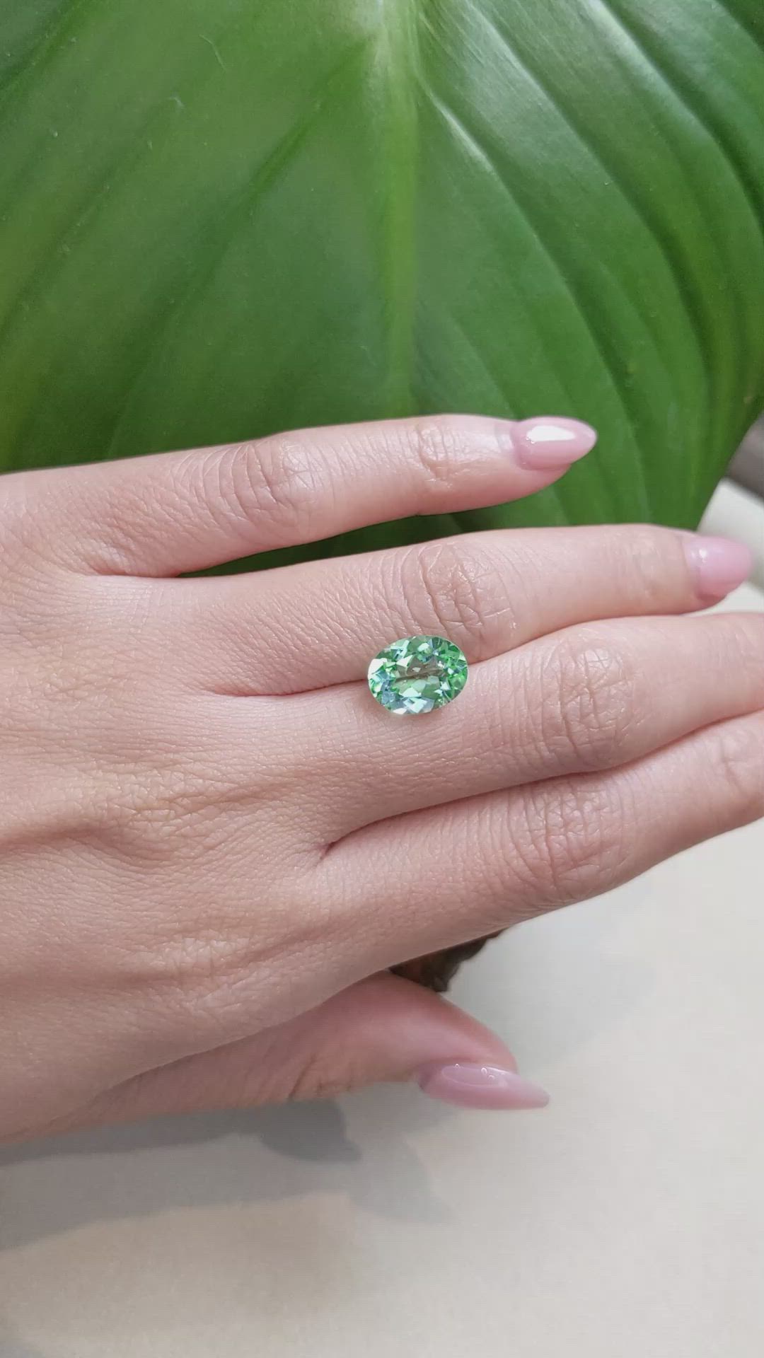 2.91 Ct. Paraiba Tourmaline from Africa Size Video