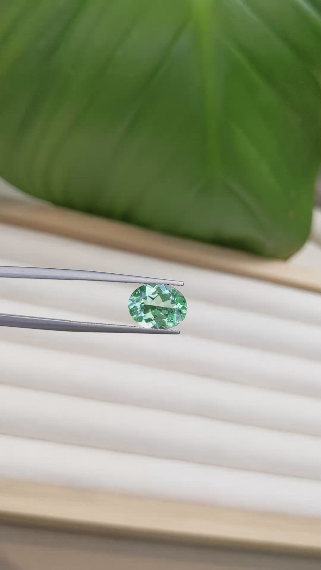 2.91 Ct. Paraiba Tourmaline from Africa Size Video