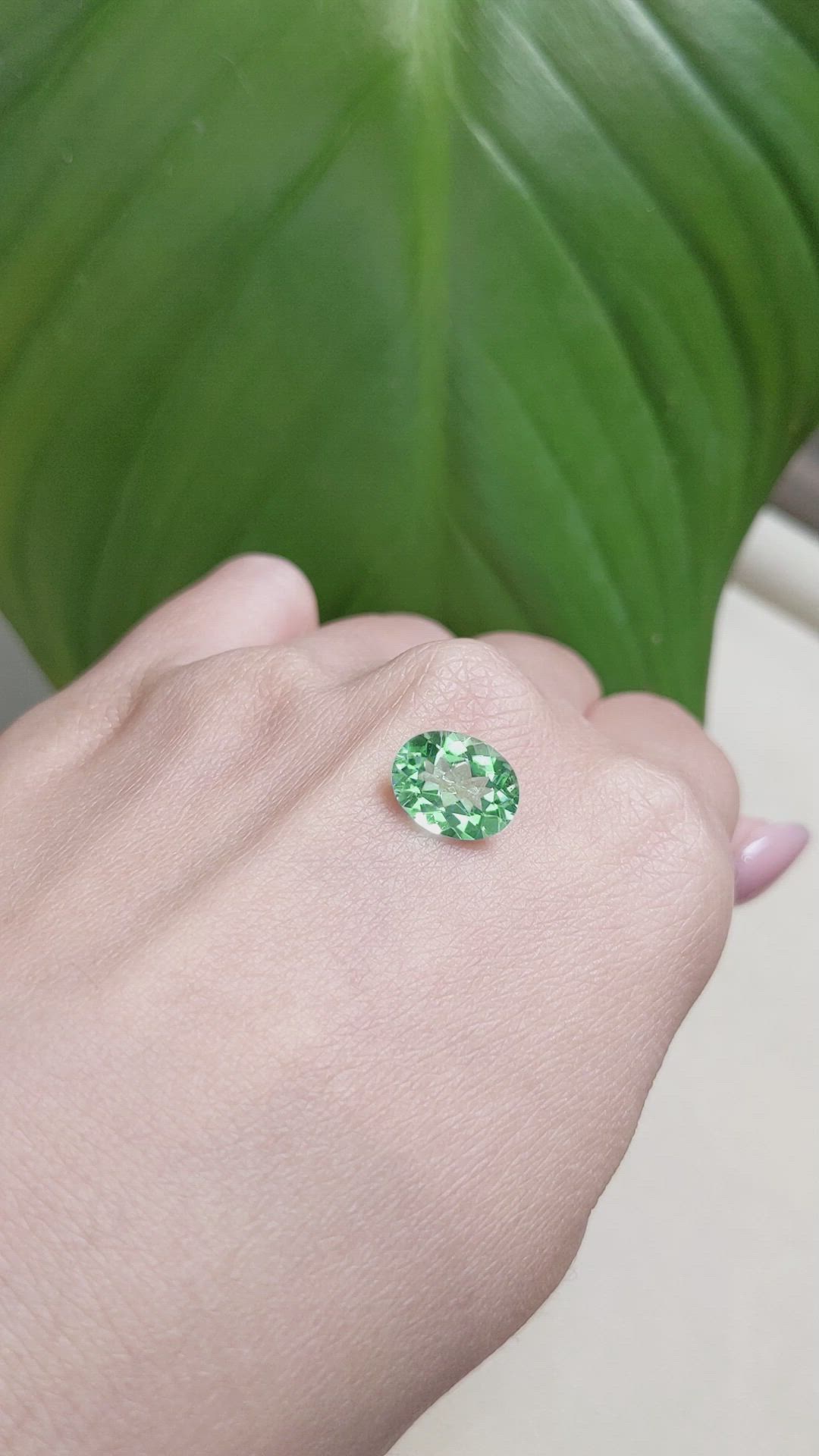 2.91 Ct. Paraiba Tourmaline from Africa Size Video
