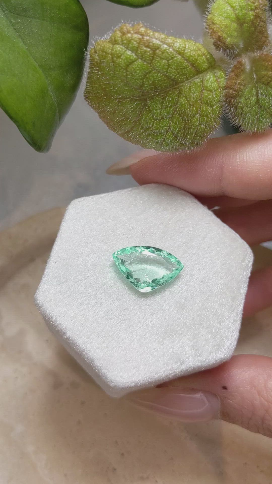 4.33 Ct. Paraiba Tourmaline from Africa Size Video