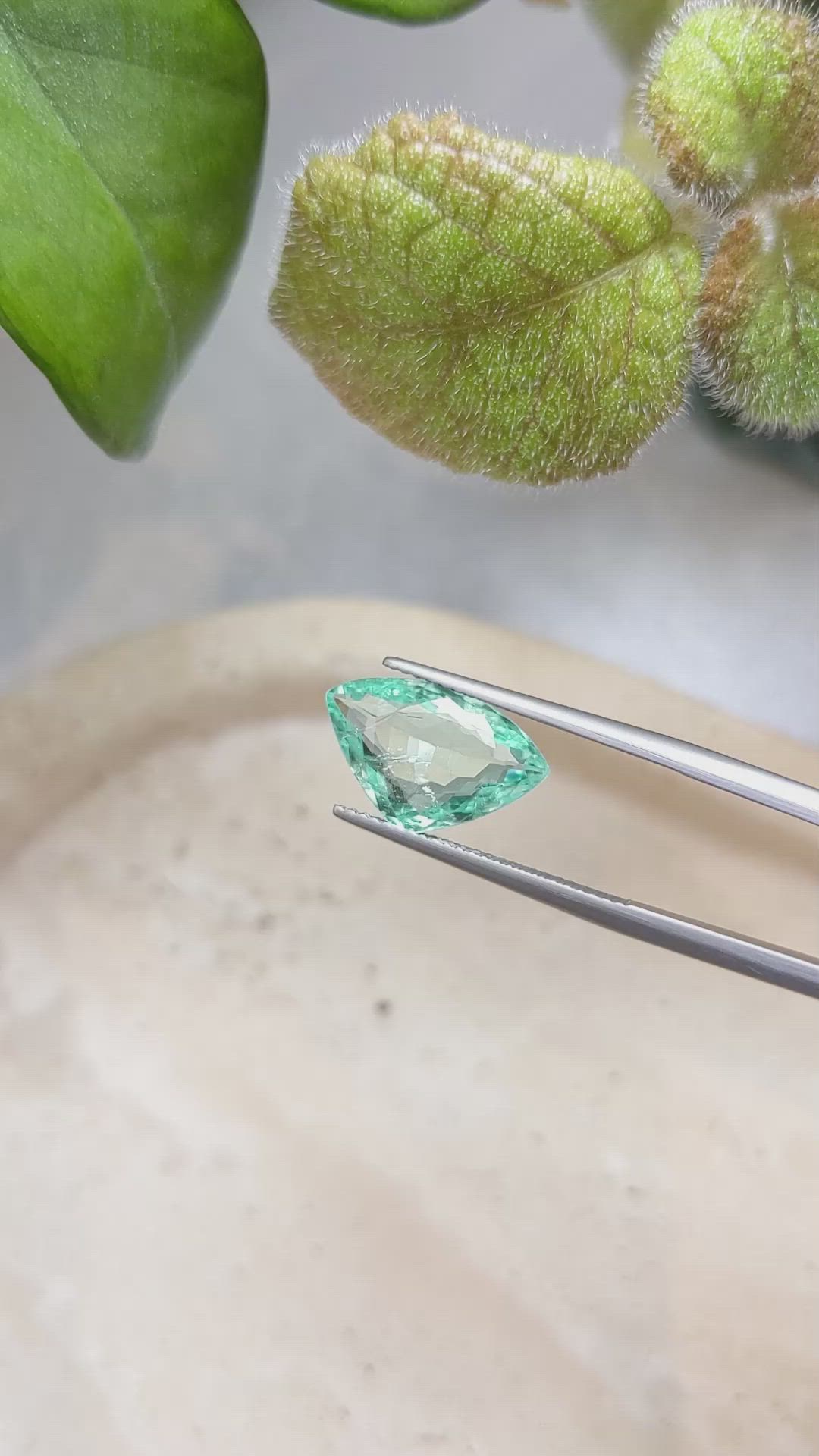 4.33 Ct. Paraiba Tourmaline from Africa Size Video