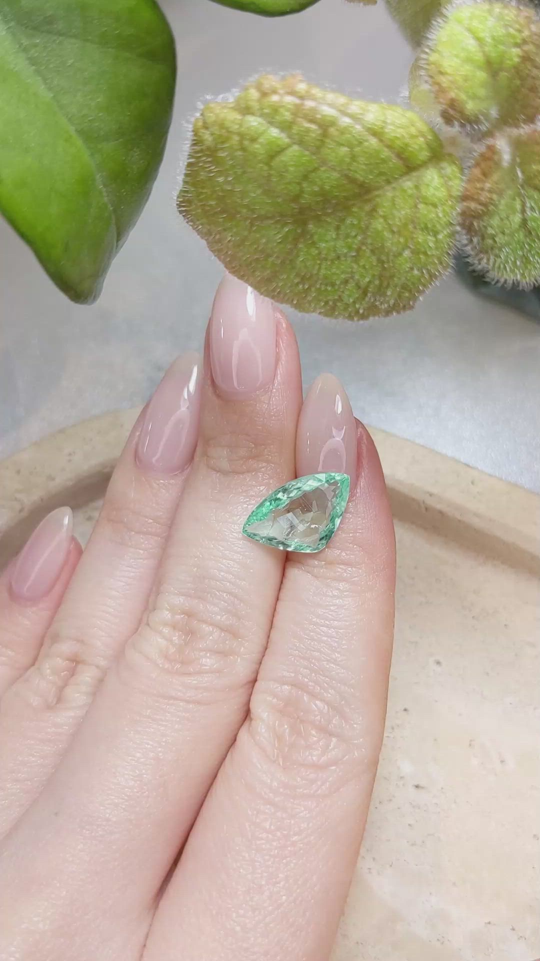 4.33 Ct. Paraiba Tourmaline from Africa Size Video