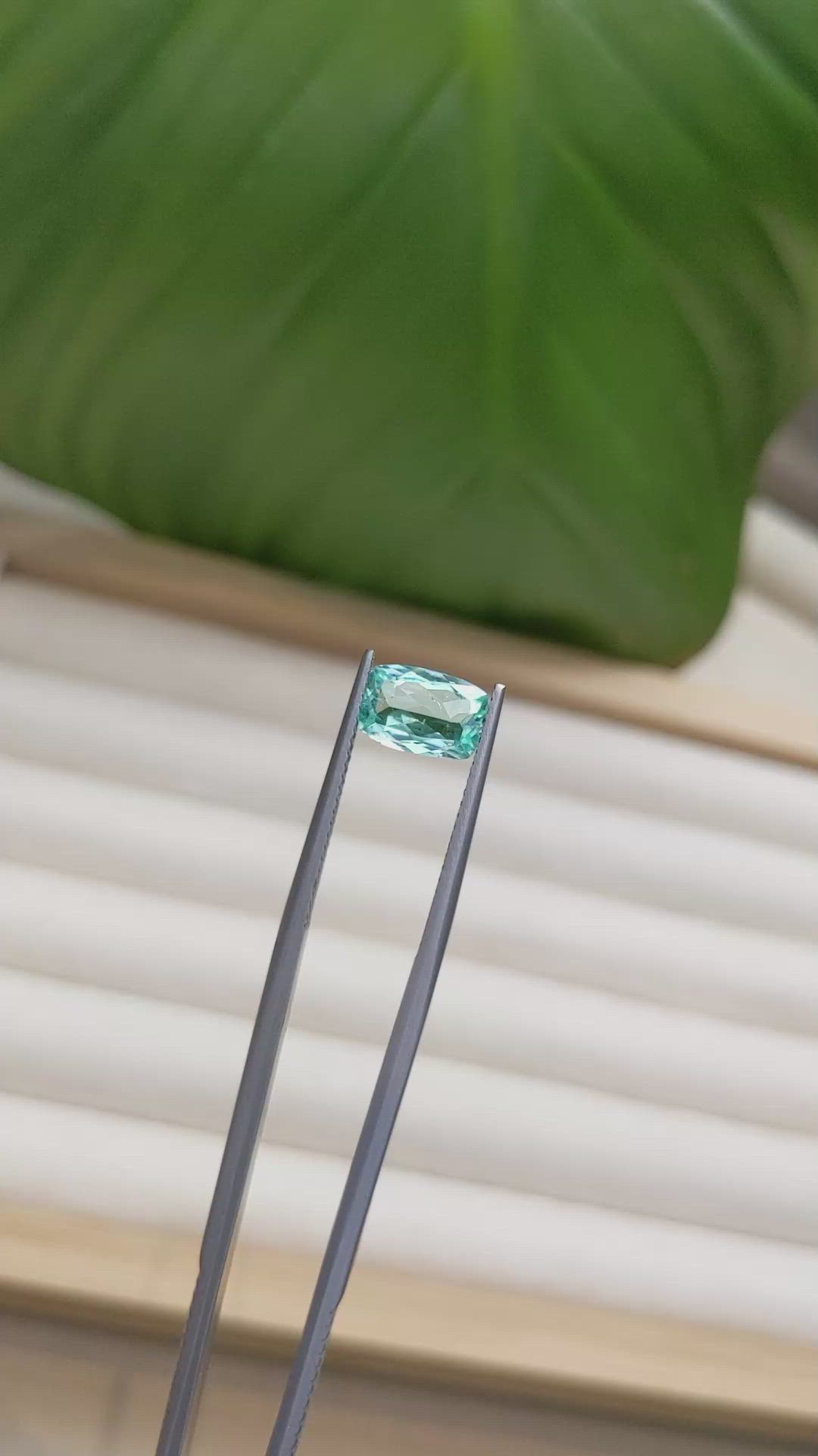 1.52 Ct. Paraiba Tourmaline from Africa Size Video