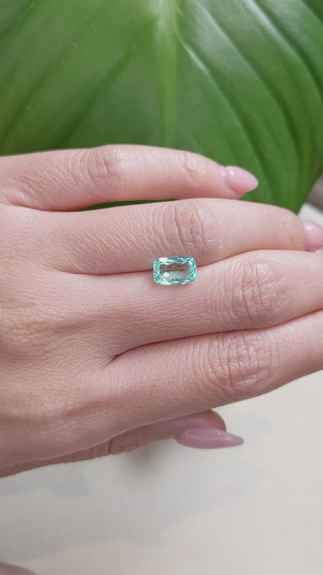 1.52 Ct. Paraiba Tourmaline from Africa Size Video